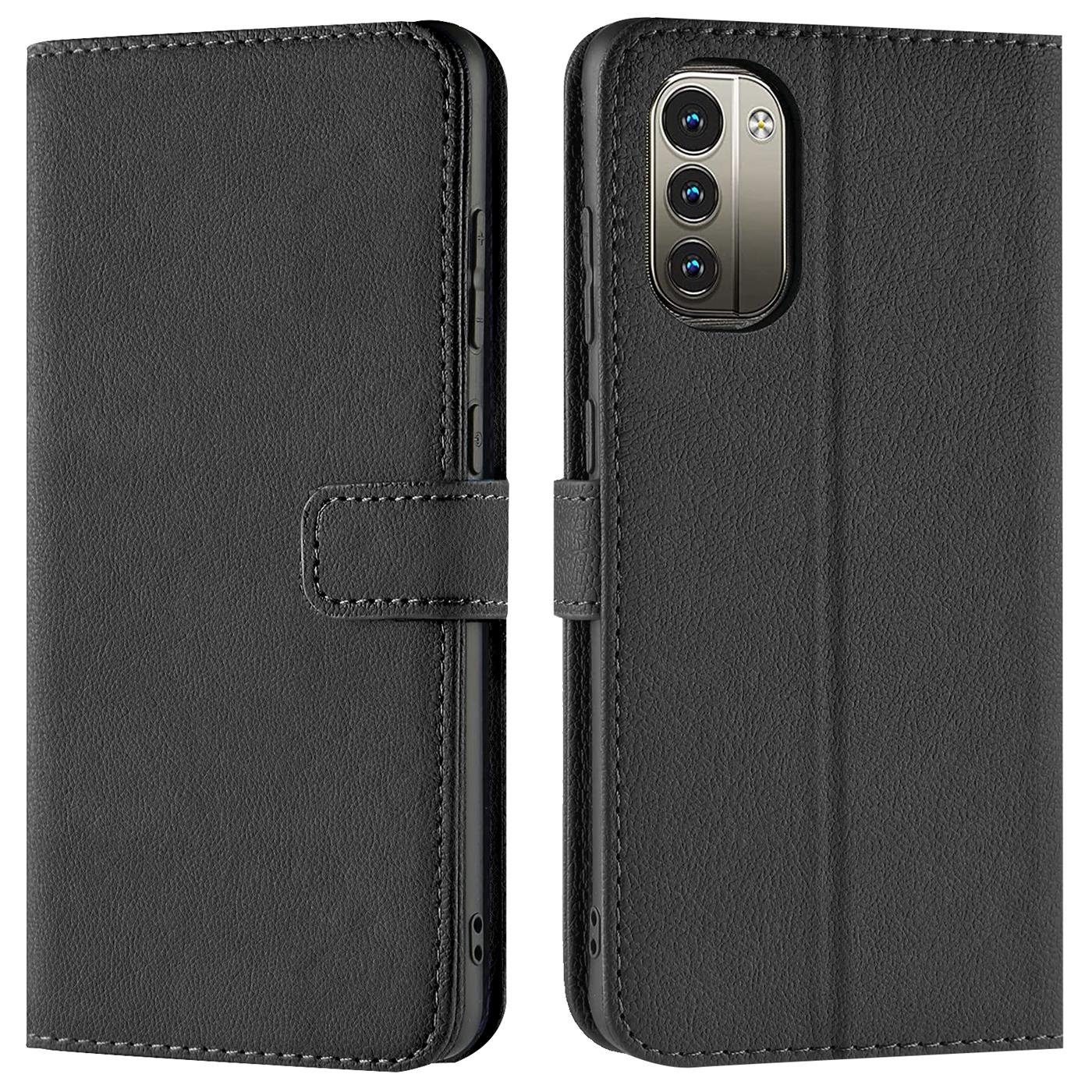 CoolGadget Handyhülle Wallet Klapp Tasche Book Case für Nokia G11 / G21 6,51 Zoll, Hülle Klapphülle Flip Cover Etui Schutzhülle