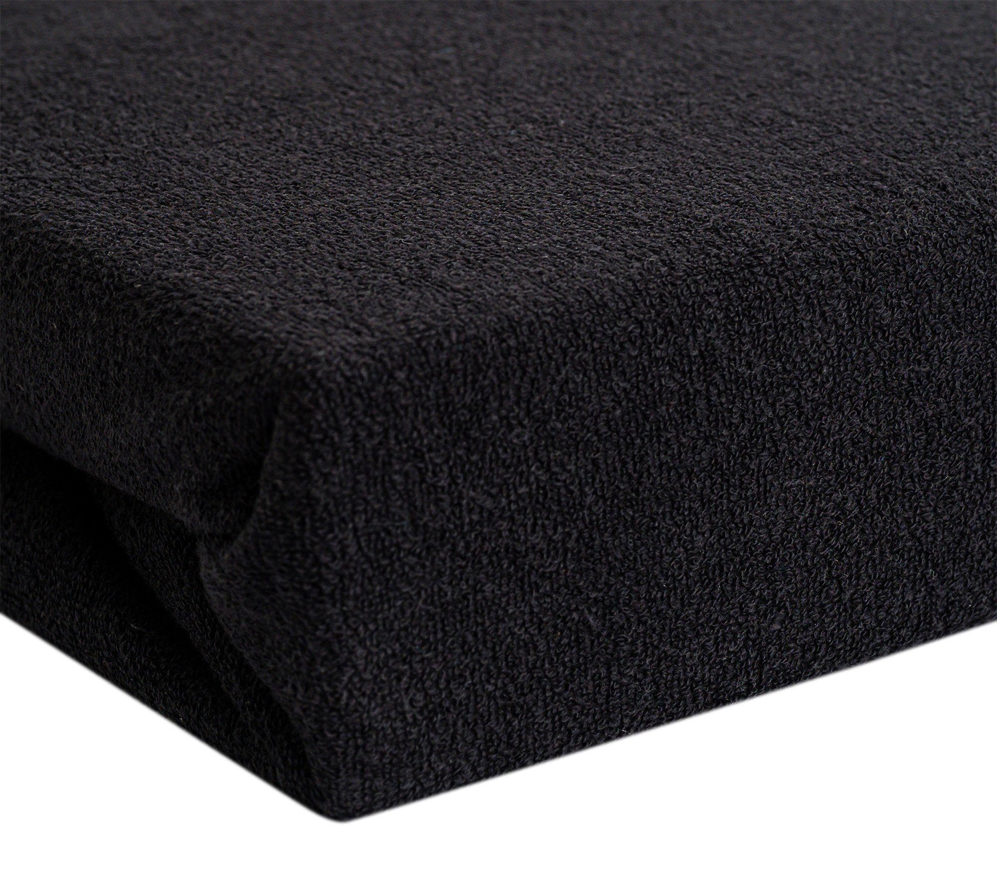 Hometex Premium Textiles Spannbettlaken aus Frottier Stoff bis 23 cm Steghöhe, Frottee, Gummizug: Rundumgummizug, Kuschelig warm und extra weich, ideal für die  – Bild 4 von 5