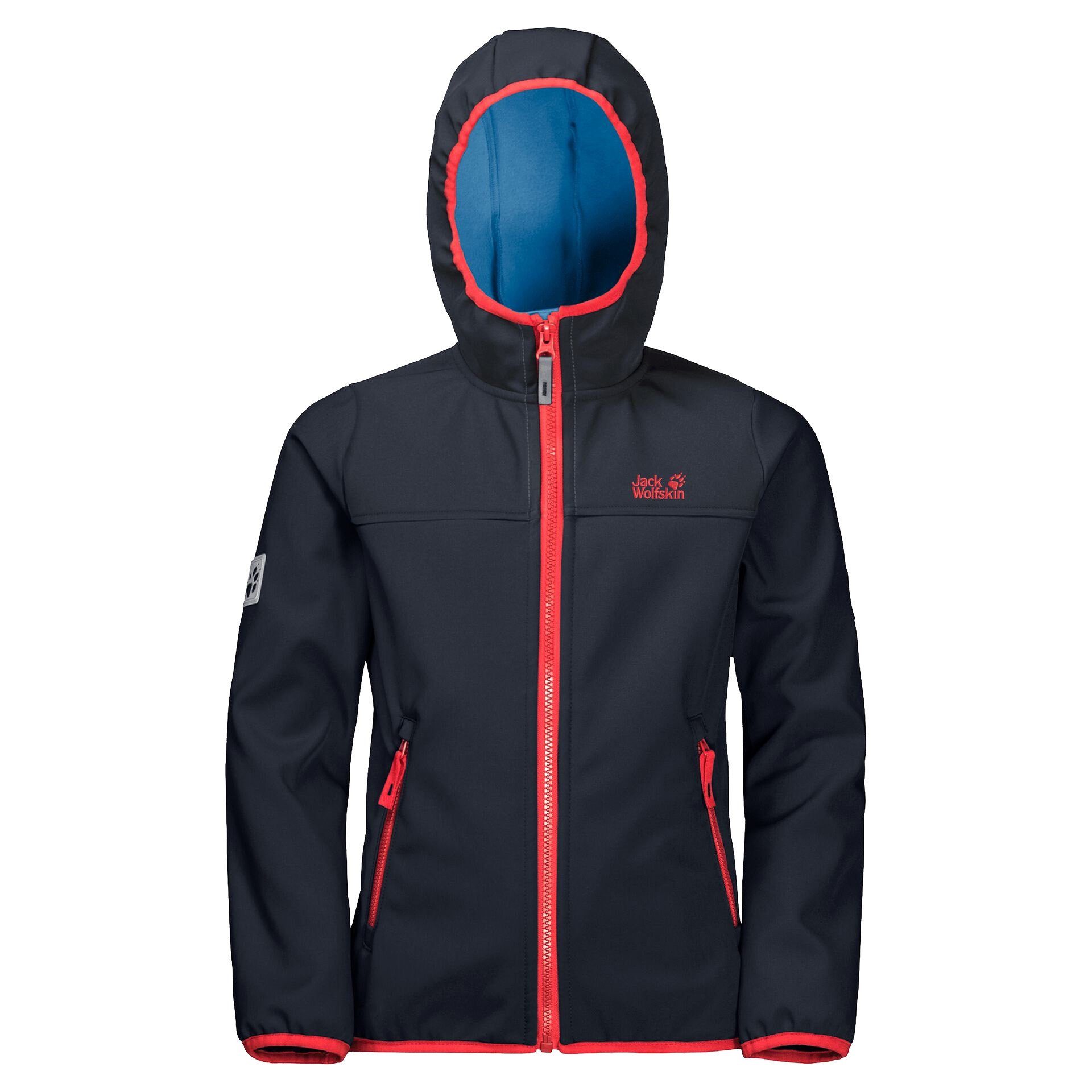 Softshelljacke Fourwinds (wind-& wasserabweisend) dunkelblau Kinder