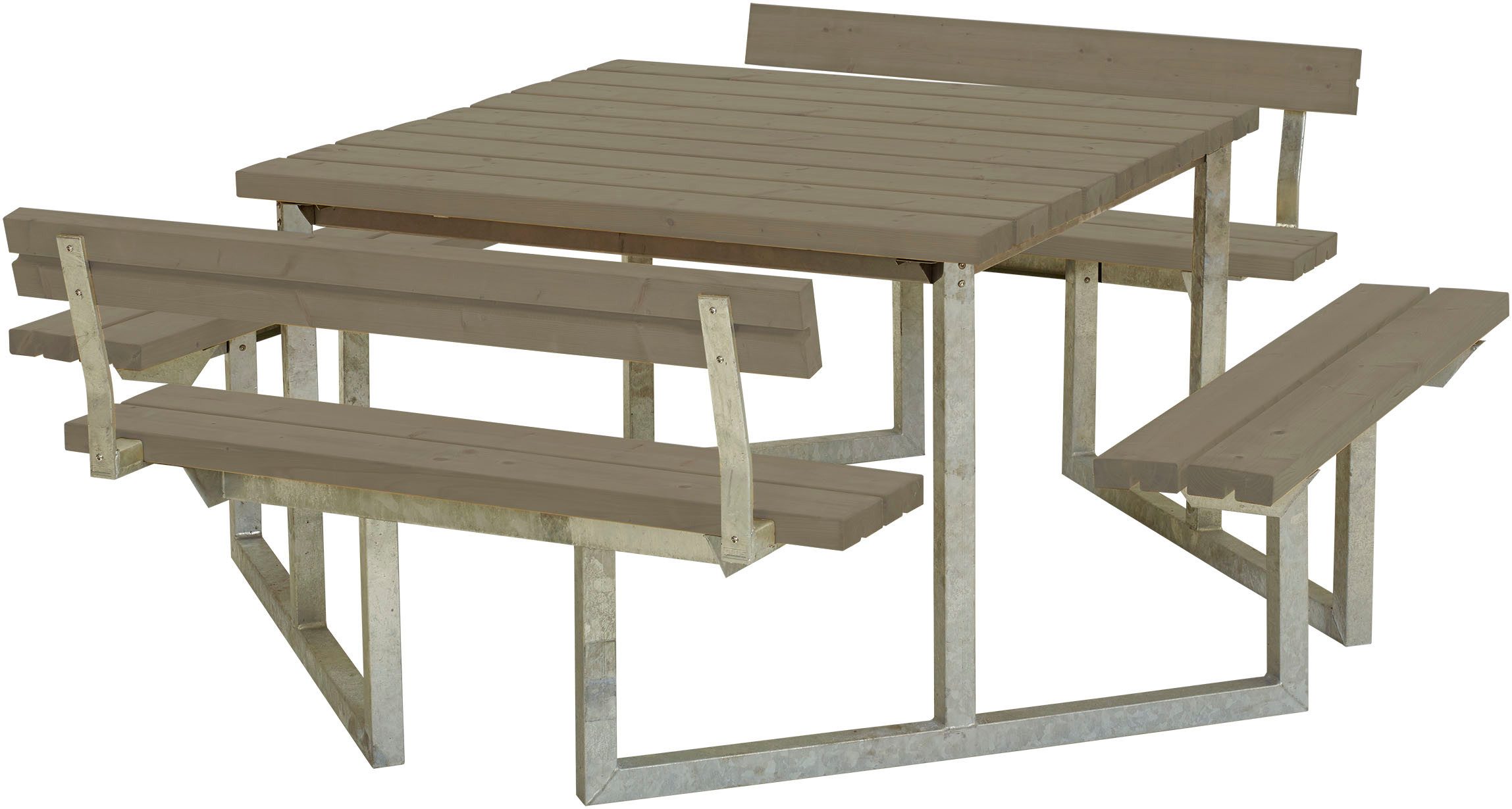 PLUS GartenEssgruppe »Twist« Kombimöbel mit 2 Rückenlehnen, (1tlg