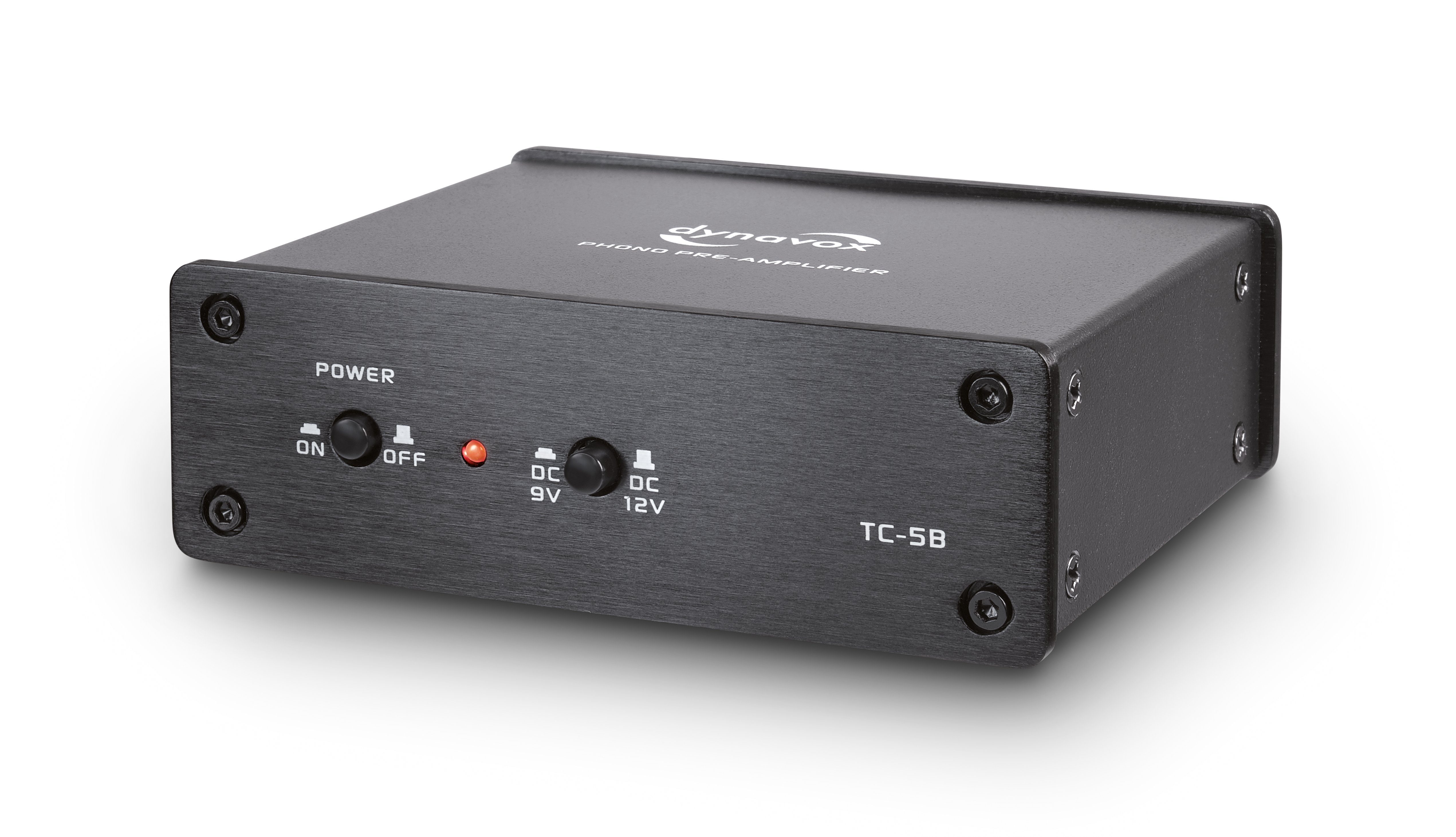 Dynavox TC-5B Vorverstärker (Anzahl Kanäle: 1, Phono-Vorverstärker, MM-Systeme, optionaler Batterie-Betrieb)