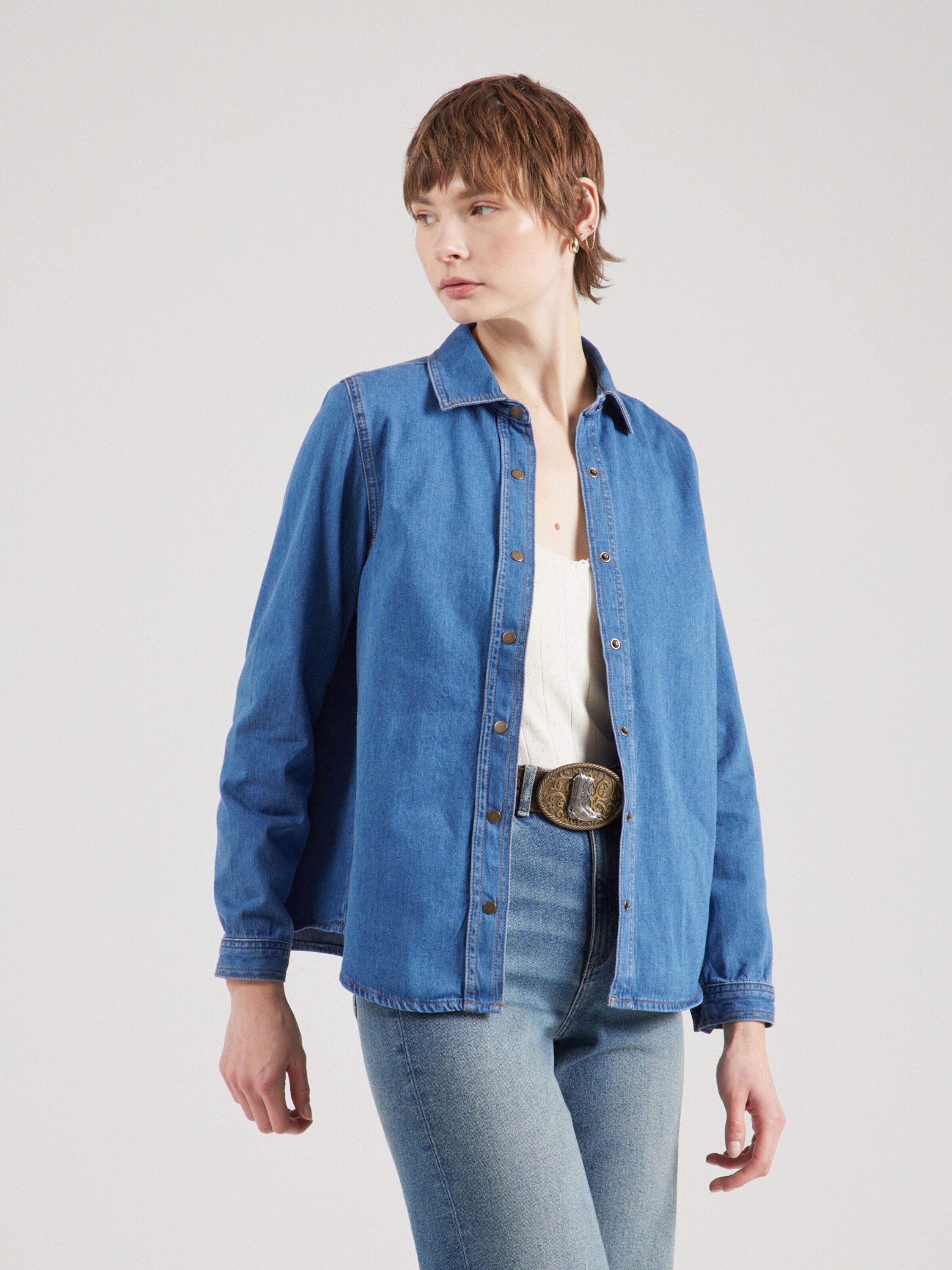 Mavi Langarmbluse (1-tlg) Plain/ohne Details