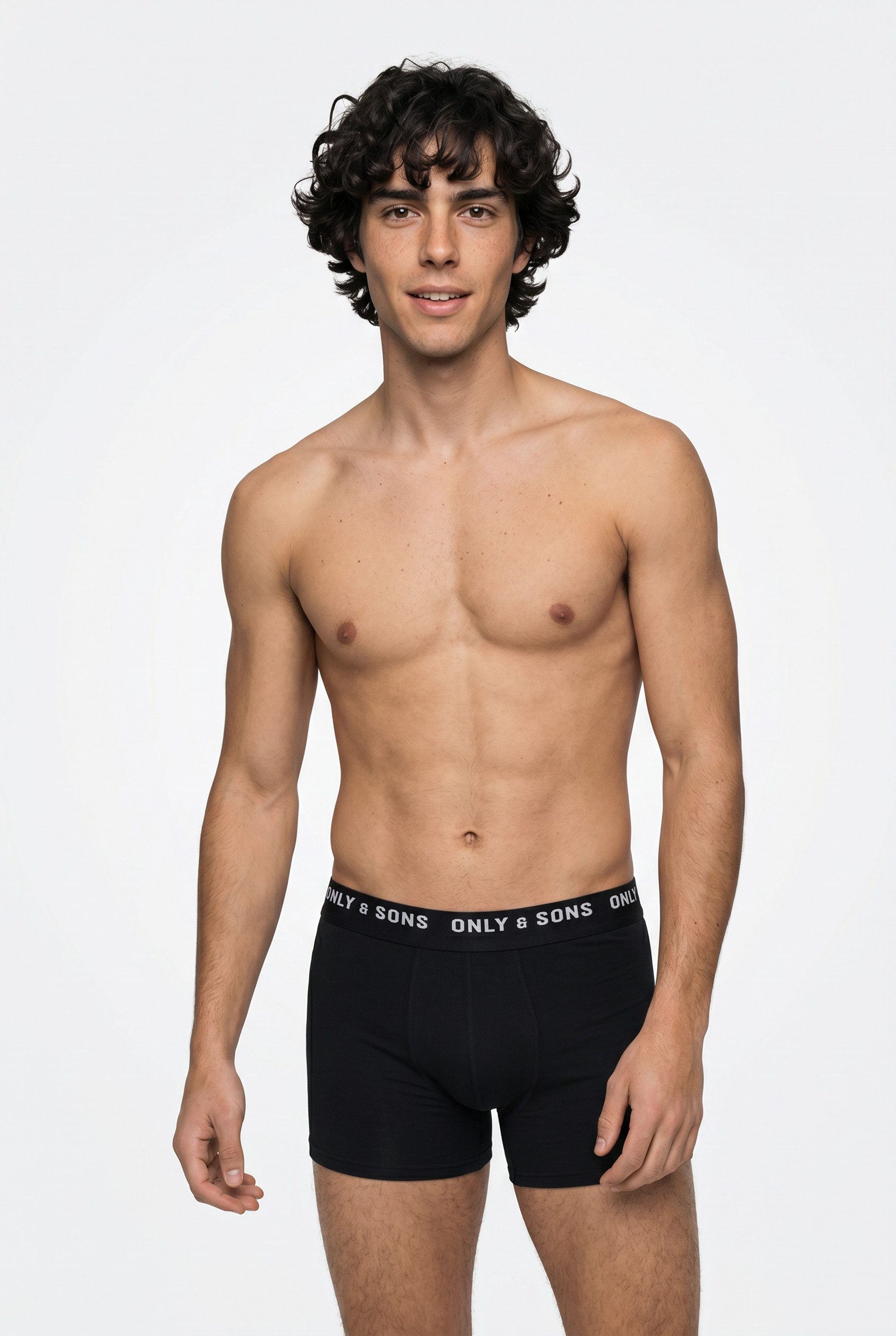 ONLY & SONS Trunk ONSSUMMER PRINTED BOXER 3-PACK NOOS (Packung, 3-St) Baumwollmischung, elastisches Bündchen