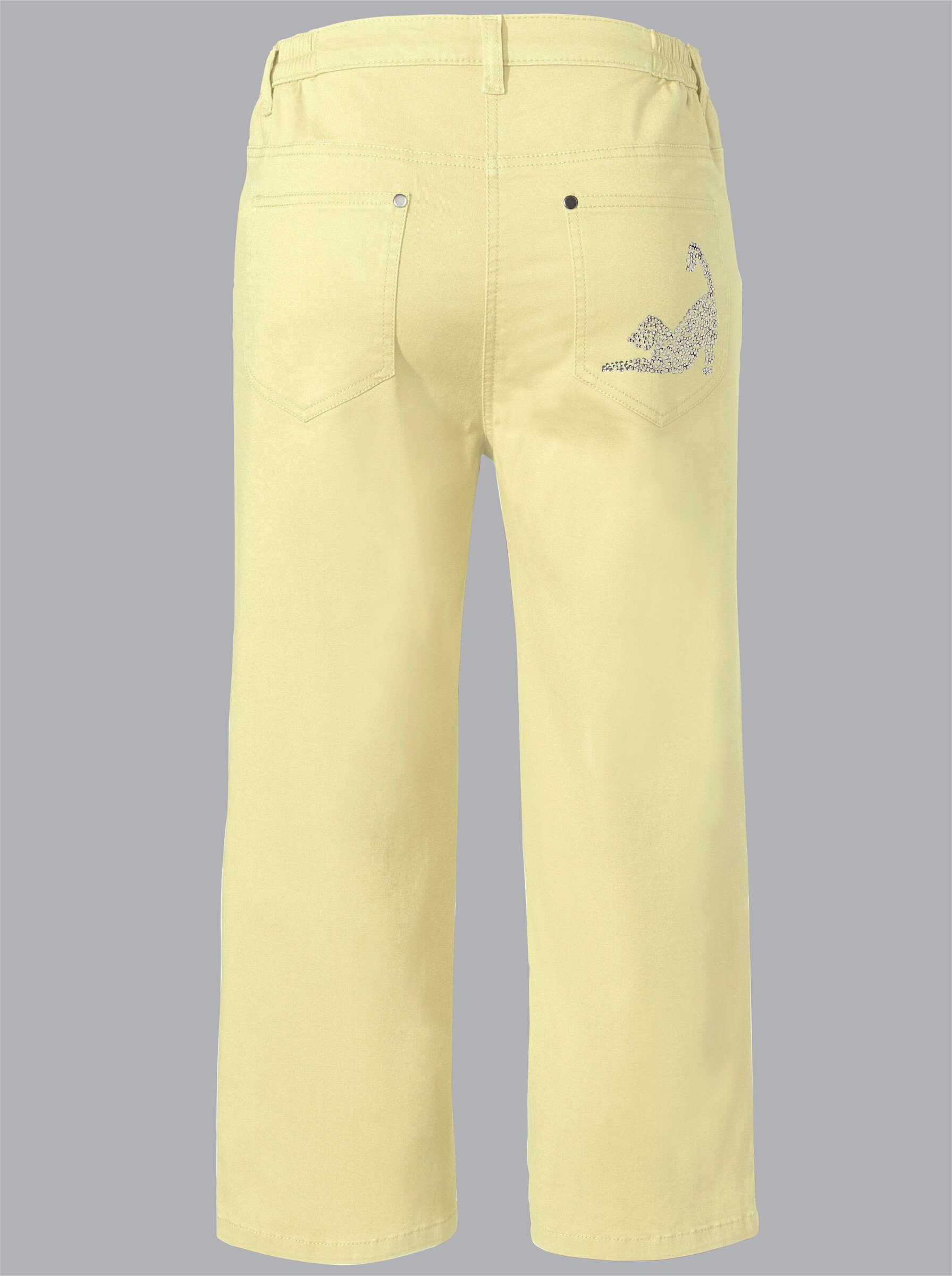 Sieh an! Jeansshorts Capri-Jeans komfortabel