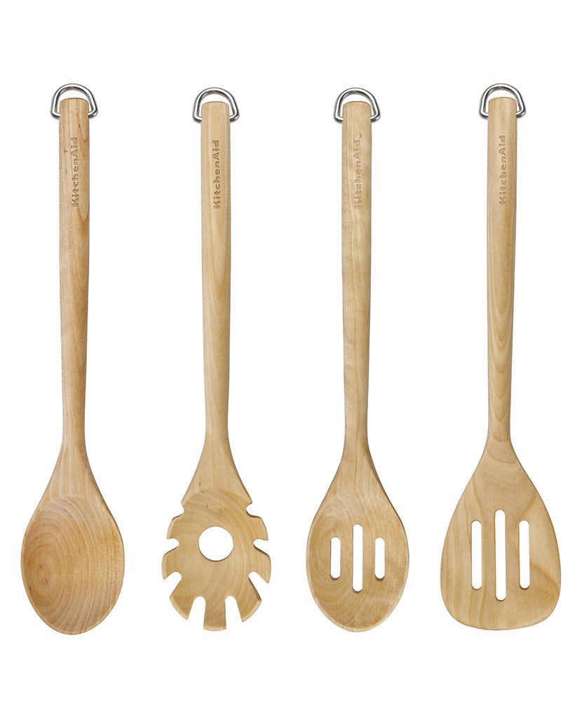 KitchenAid Küchenorganizer-Set KQR752BXE, Hergestellt aus robustem und umweltfreundlichem Birkenholz.