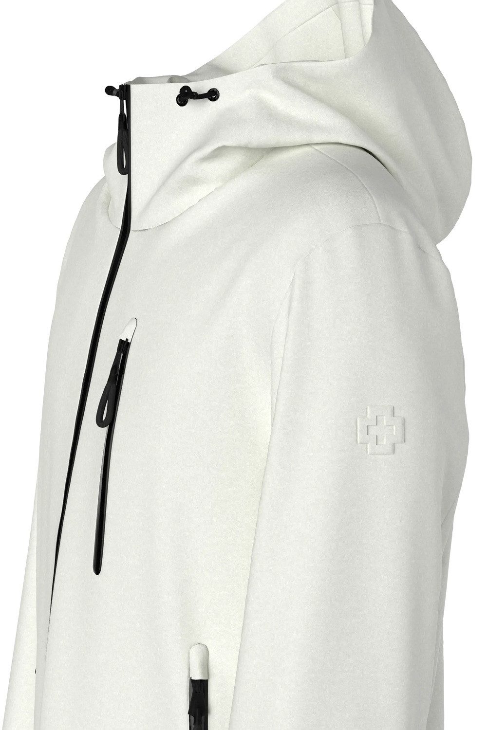 Strellson Windbreaker Jacke Flex Cross Hoody 2.0 weiss Herren