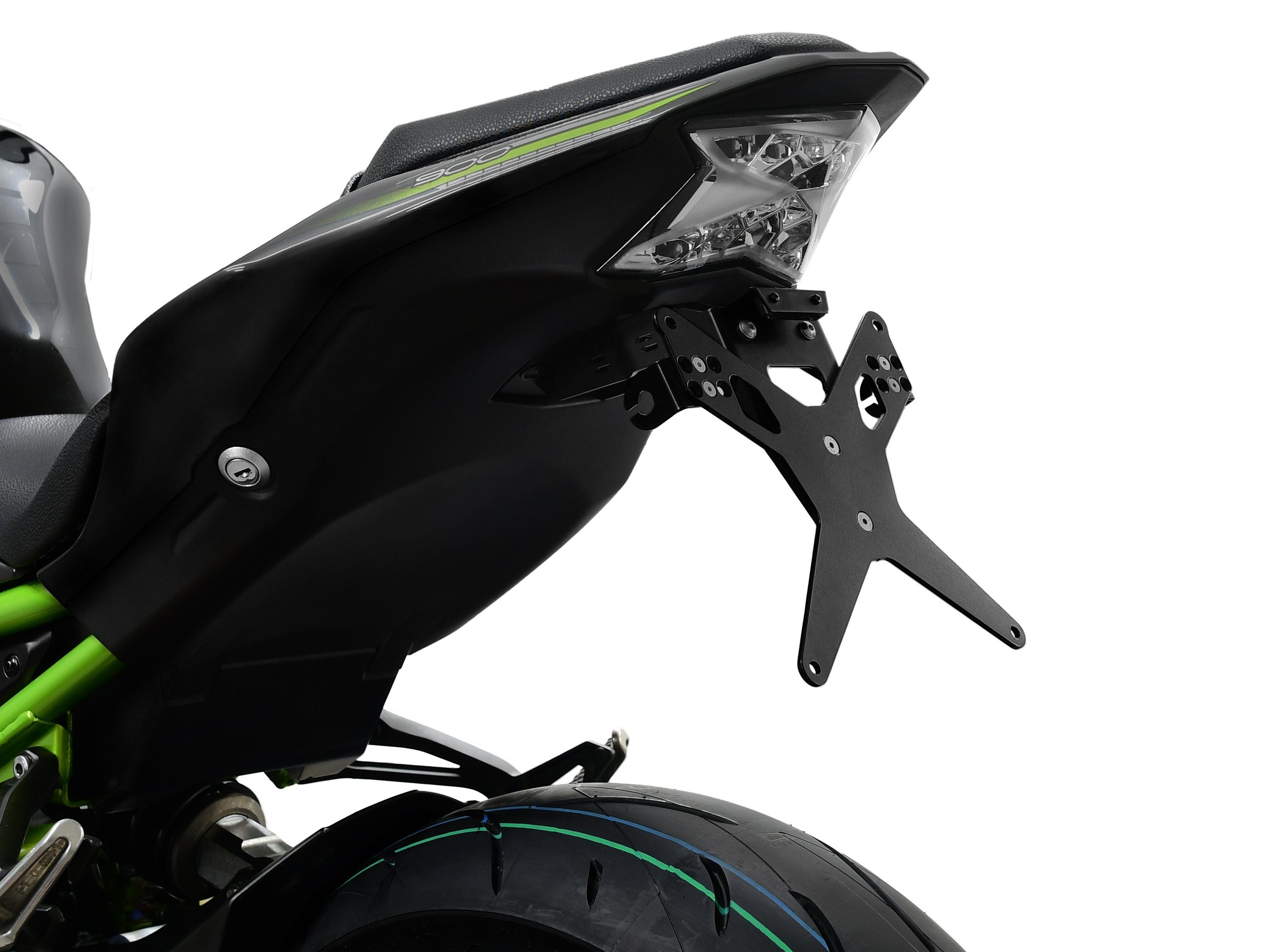 ZIEGER Kennzeichenhalter X-Line Kennzeichenhalter kompatibel mit Kawasaki Z900 / Z H2