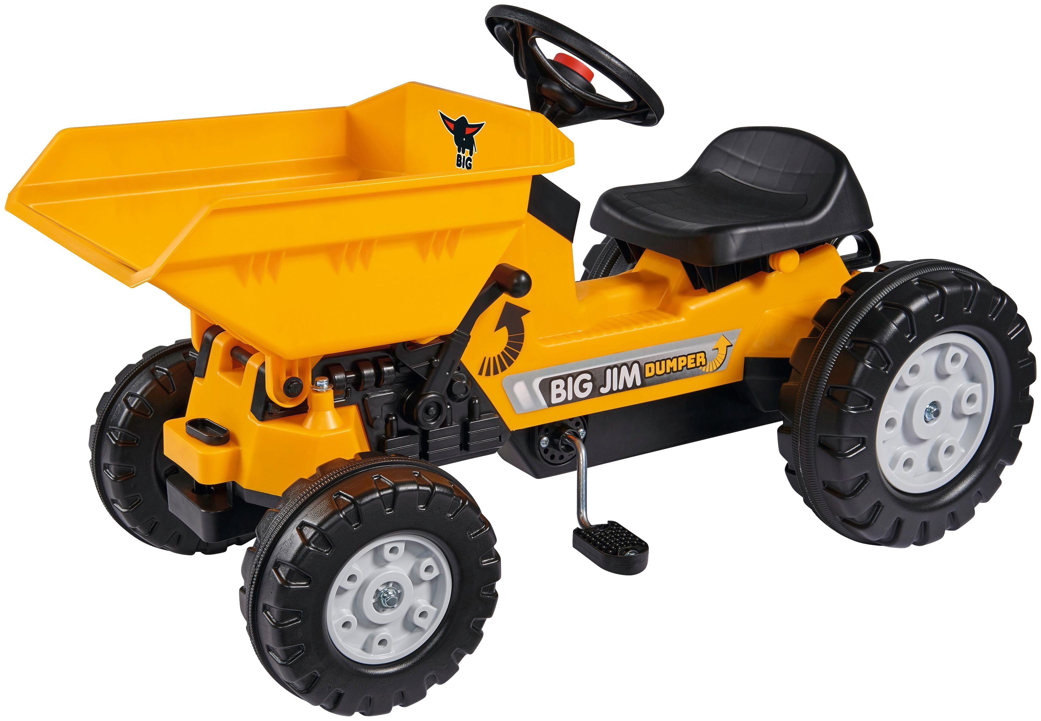 BIG Trettraktor BIG-Jim-Dumper, BxTxH: 46x54x94 cm