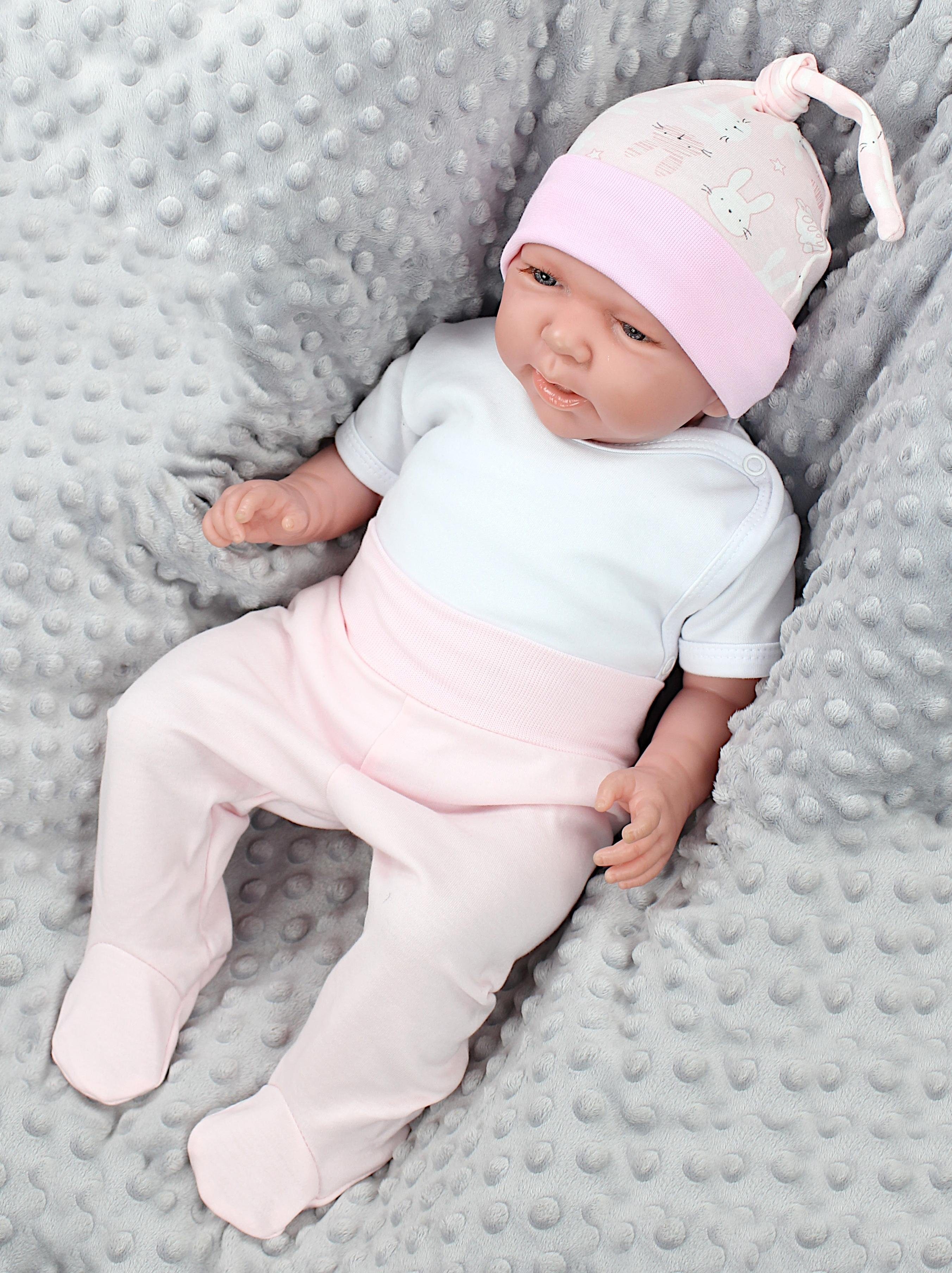 2er Baby Mütze Erstlingsmütze für Jungen Farbenmix 8 Knoten TupTam Neugeborene Mädchen Pack TupTam Erstlingsmütze