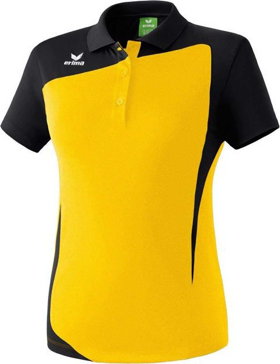 Erima Poloshirt CLUB 1900 Damen Teamsport T-Shirt Polo Shirt Freizeit Kurzarm Gelb/Schwarz
