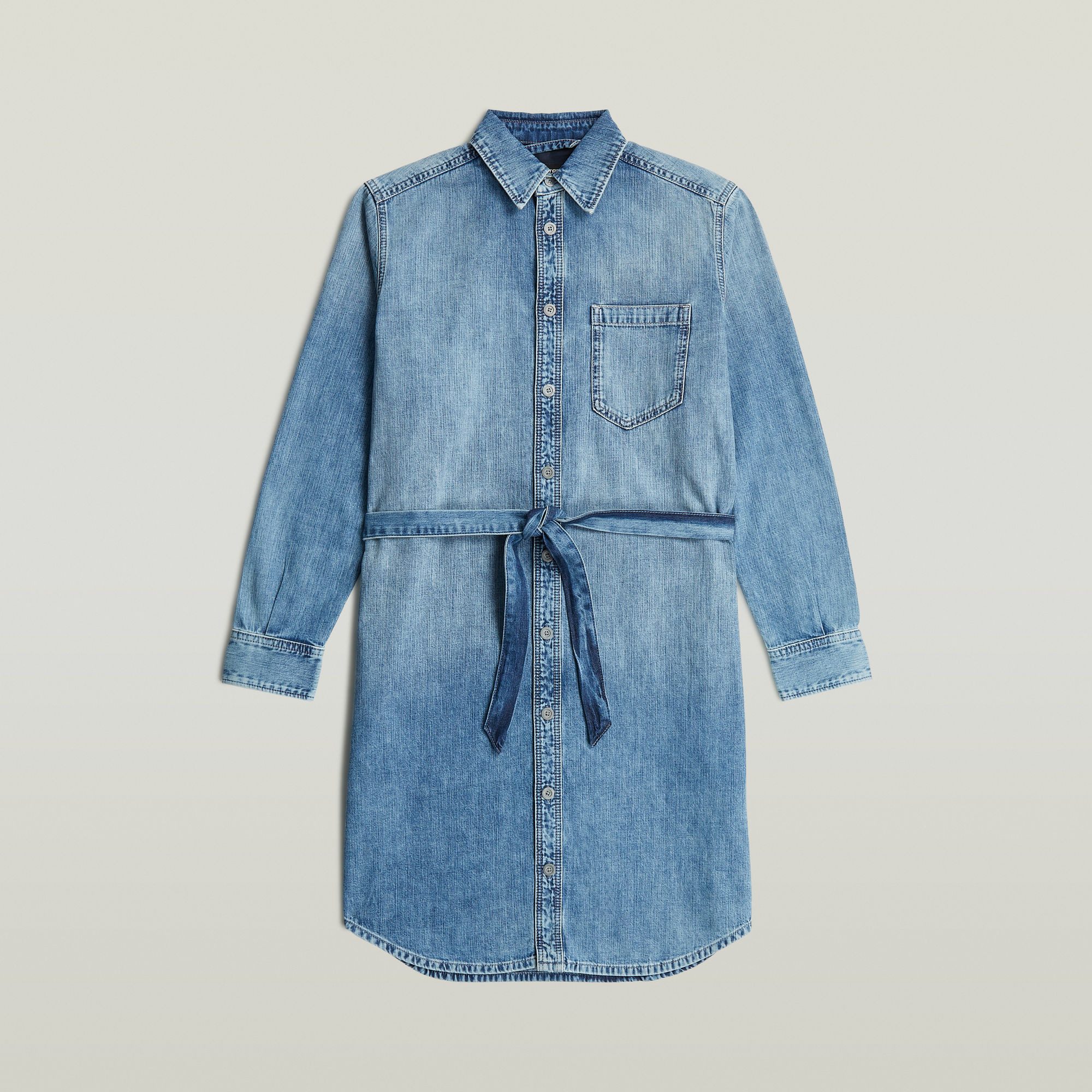 G-STAR Midikleid Shirt Dress Belt ls wmn