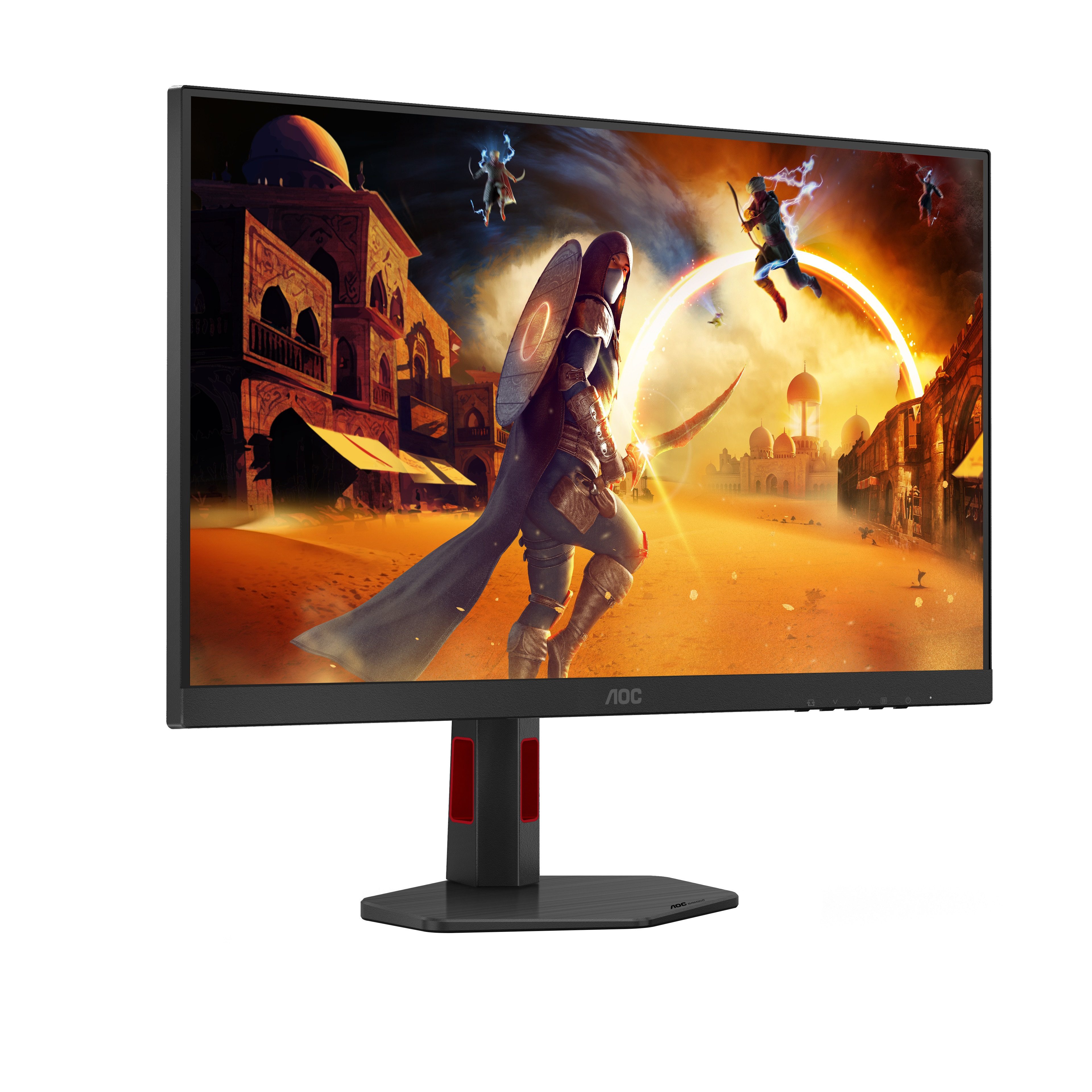AOC U27G4R Gaming-Monitor (68,4 cm/27 ", 3840 x 2160 px, UHD, 1 ms Reaktionszeit, 160 Hz, IPS, UHD / Dual Frame, neigbar, Monitor für Konsolen-Gaming, HDMI 2.1)