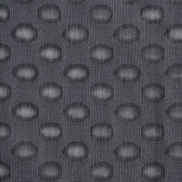 Meterware Rasch Textil Stores Punti Scherli Punkte anthrazit 300cm, halbtransparent, Kunstfaser, überbreit