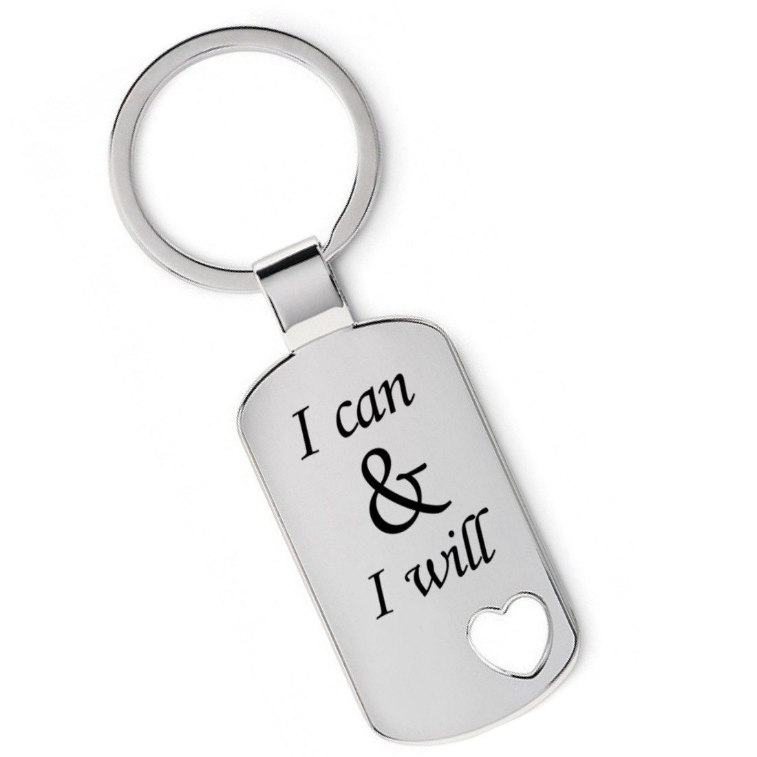 Schlüsselanhänger I can and I will - ein tolles Geschenk & Glücksbringer