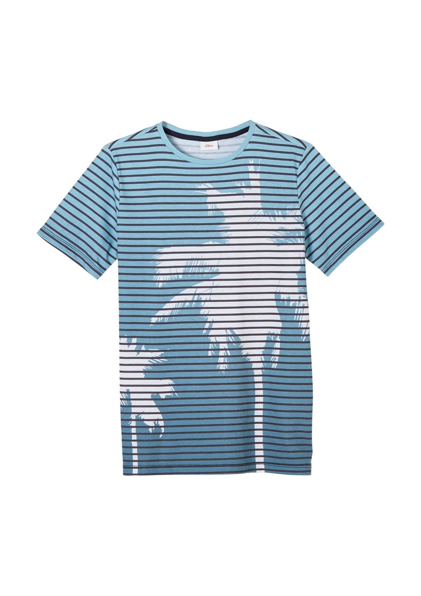 s.Oliver T-shirt basic - dark blue/blu scuro - (Second hand
