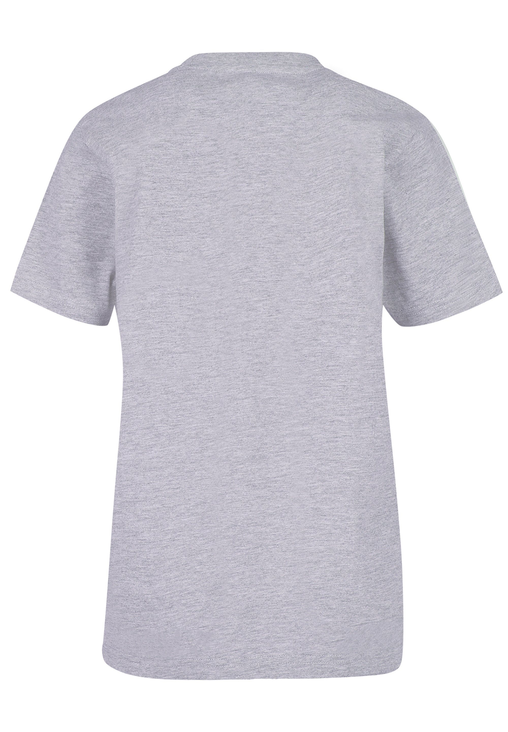 F4NT4STIC TEE UNISEX Schmetterling grey Silhouette Print heather T-Shirt