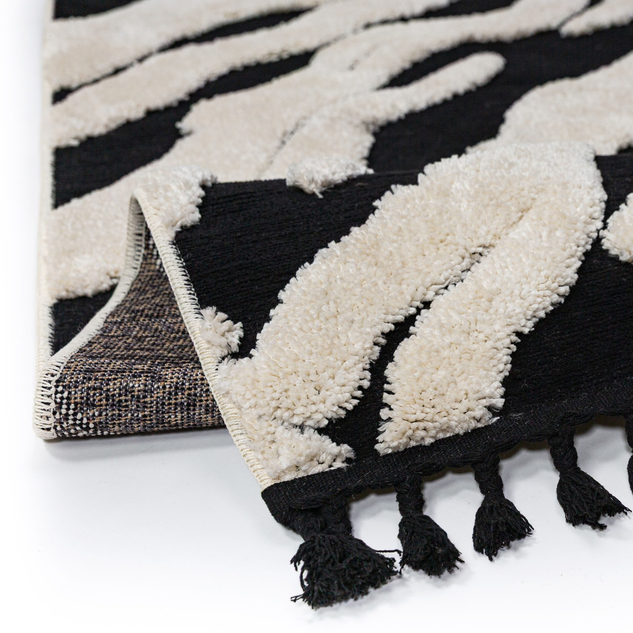 FLAIR RUGS Teppich ESRA ZEBRA, rechteckig, Höhe: 20 mm