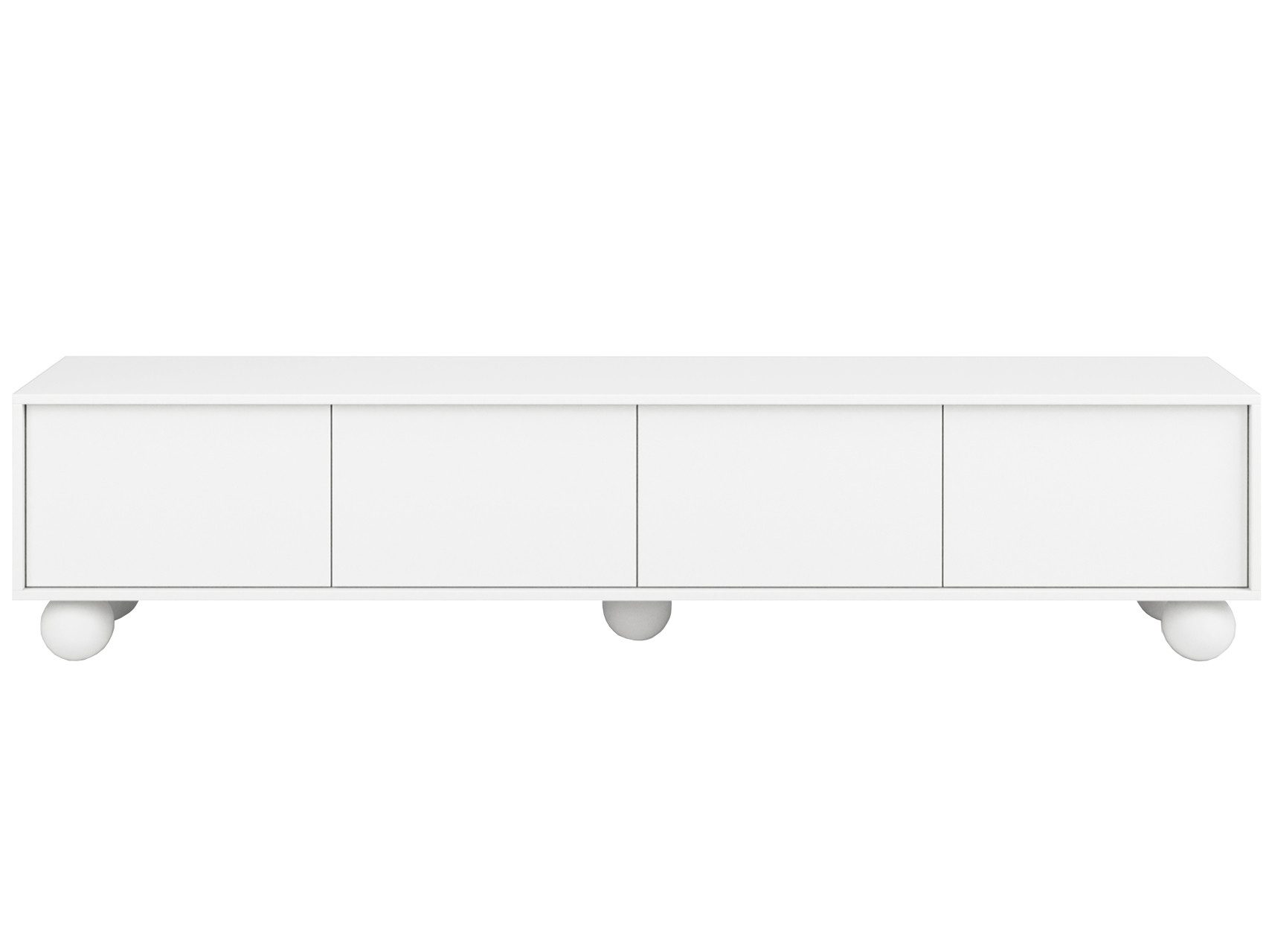 Beautysofa TV-Schrank ADEL im modernen Stil 200 cm (Push-to-Open) moderner RTV-Schrank mit Türen, Schublade und offenen Fächern