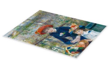 Posterlounge Poster Pierre-Auguste Renoir, Zwei Schwestern, Malerei