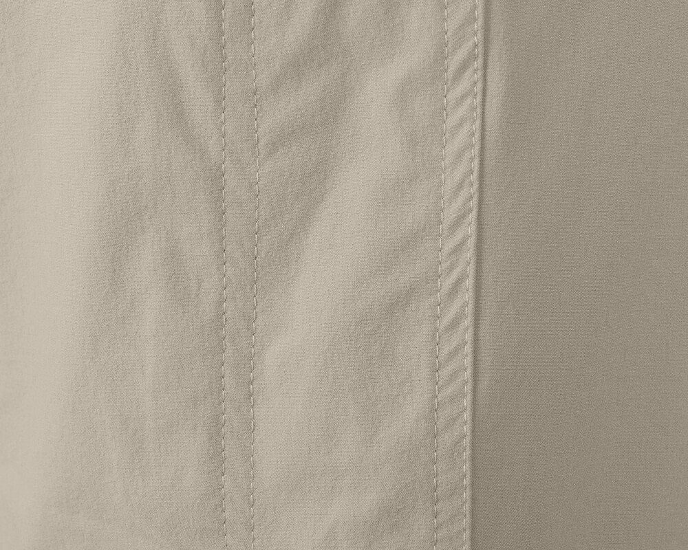 Bergson Outdoorhose BENNETT Zipp-Off (slim) Damen Wanderhose, vielseitig, pflegeleicht, Normalgrößen, beige