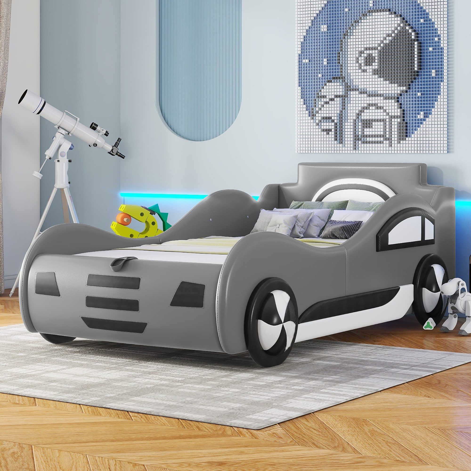 Flieks Autobett, Hydraulisches Kinderbett Spielbett mit günstig online kaufen