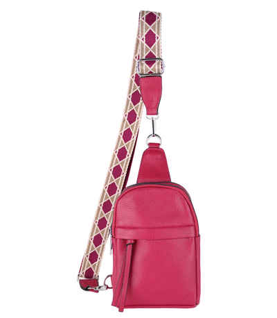 MIRROSI Umhängetasche Sling Bag,Brusttasche, Crossbody 15x22x5cm (für Ausflüge, Reisen, Wanderungen, und Partys), auch für die Verwendung als Rucksack oder Daypack geeignet