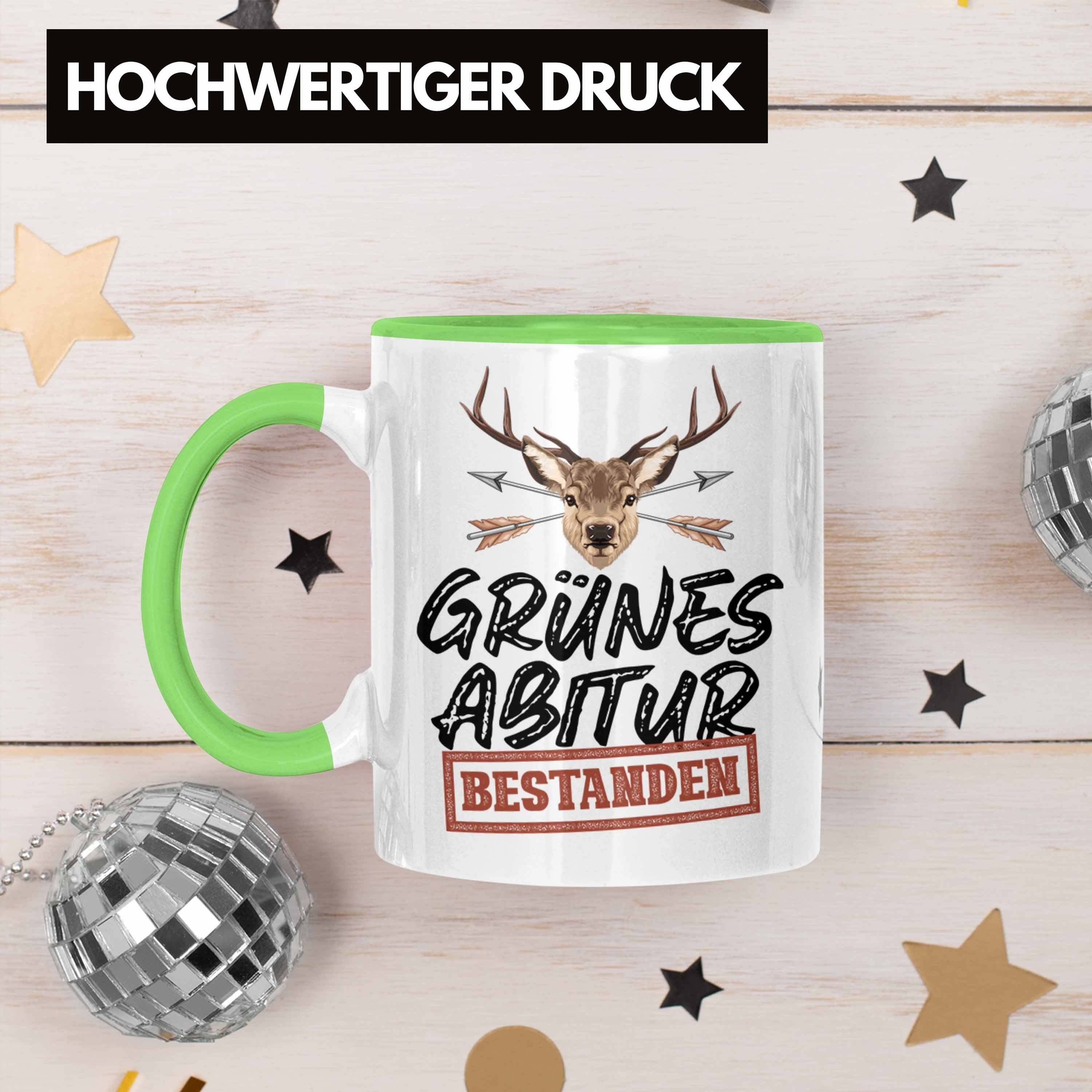 Jagdabitur Jagen Abitur Trendation Tasse Jägerprüfung Tasse Geschenk Grünes Bestanden