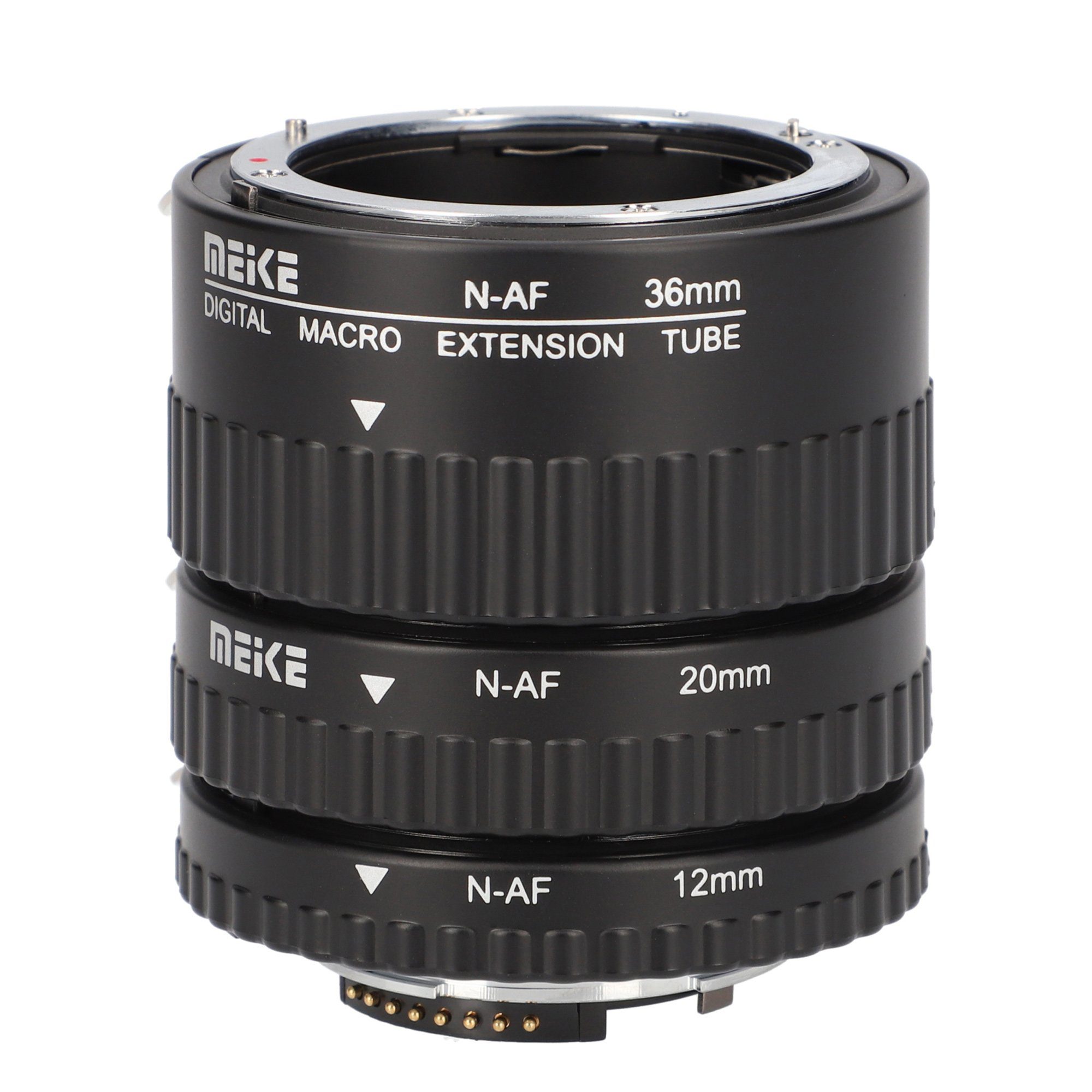 AF Automatik 12 SLR Meike 36mm Zwischenringe 20 für Makro Größen Nikon Makroobjektiv