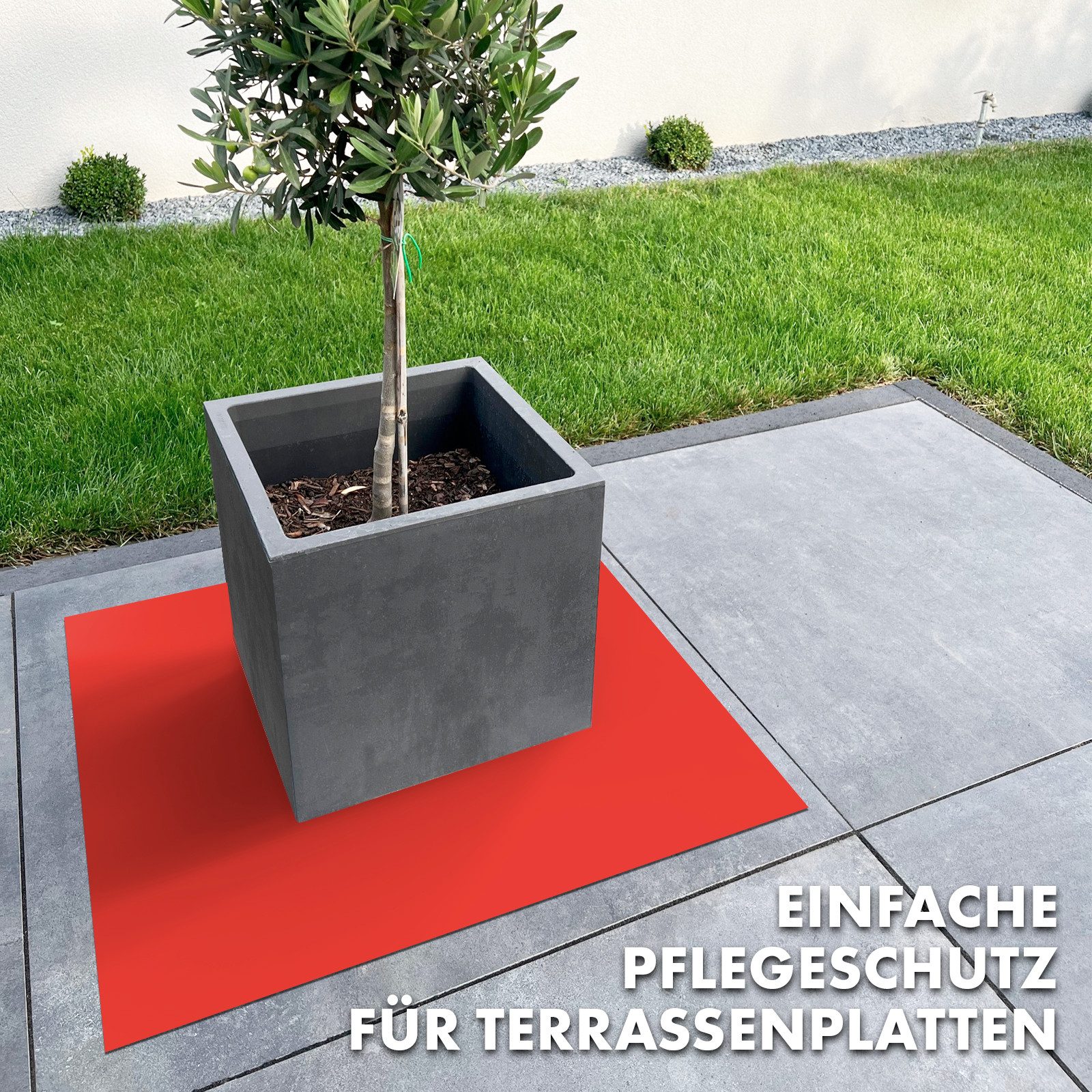 Karat Blumentopfuntersetzer mit abgeschrägter Kante Majesty, In vielen Farben und Größen