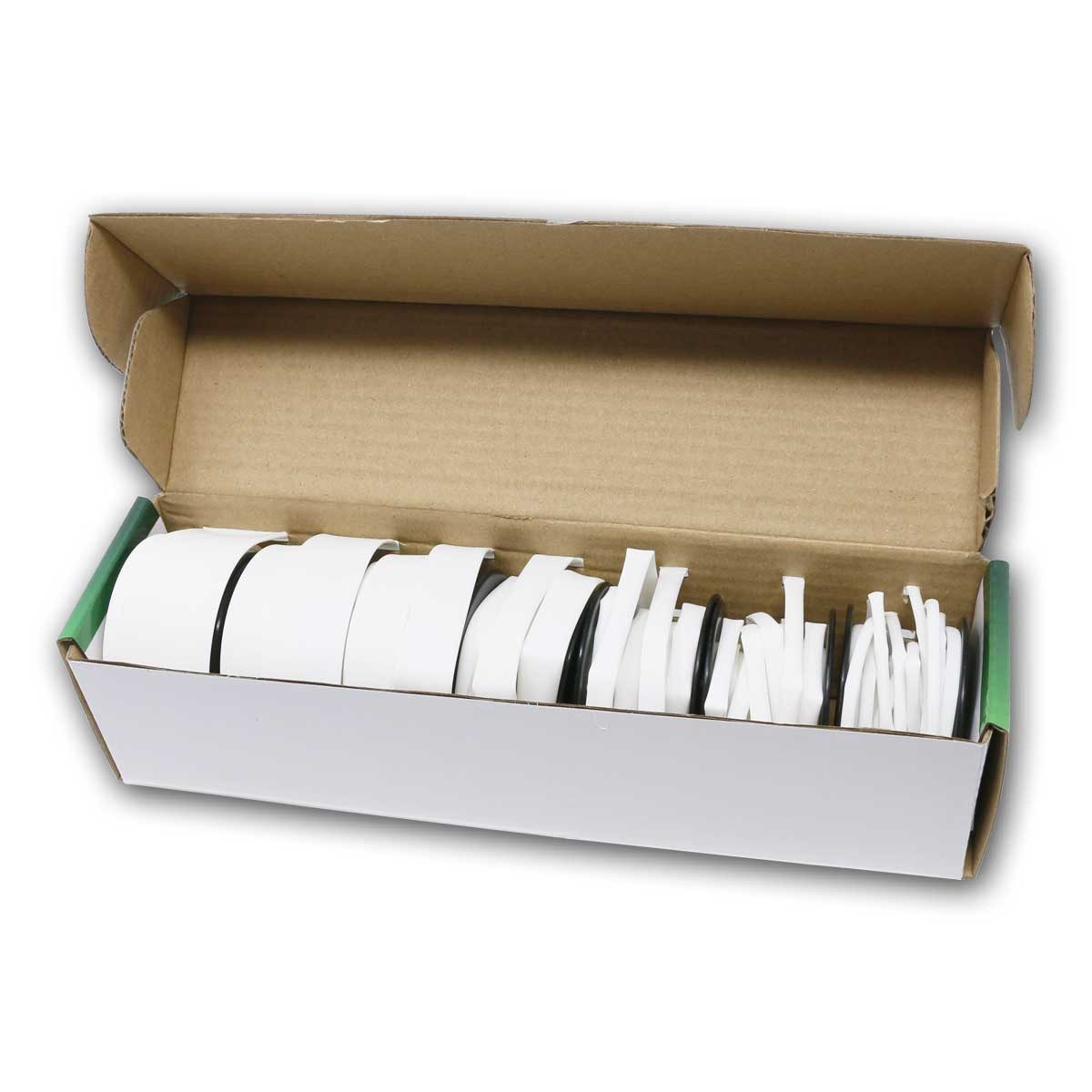 world-trading-net Schrumpfschlauch Schrumpfschlauch Service Kit Weiß 7 tlg