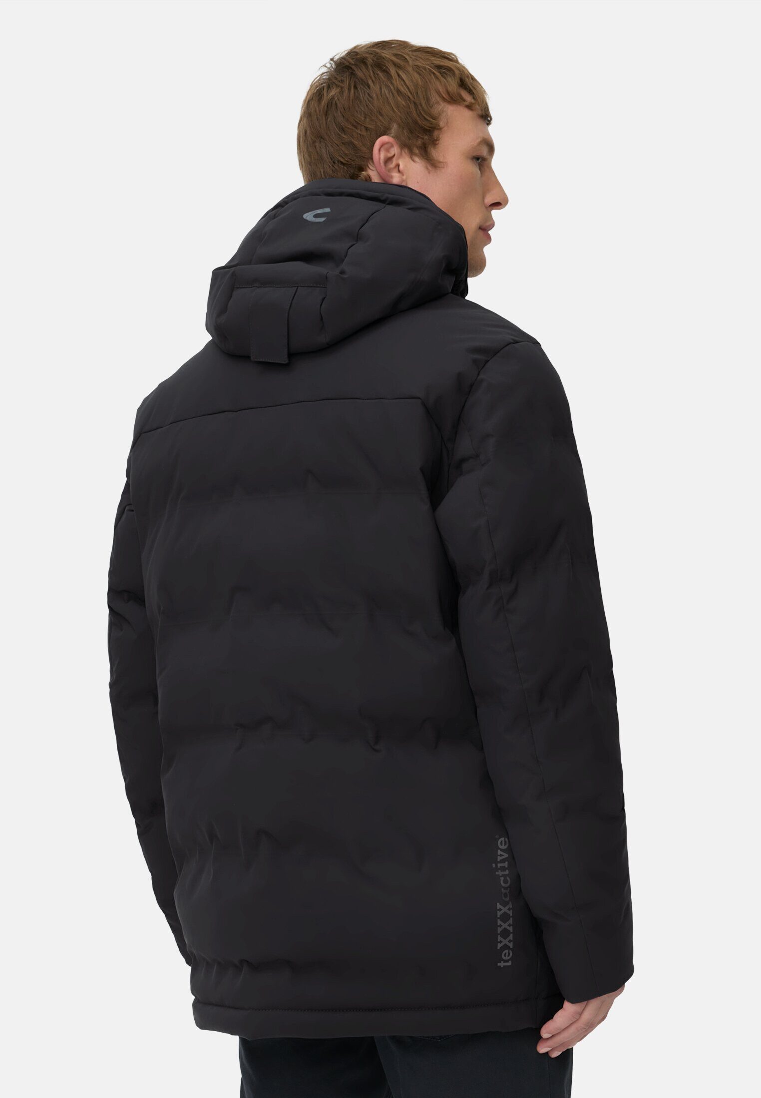 camel active Funktionsjacke mit verstellbarem Saum und Kapuze Langarm Kapuz günstig online kaufen