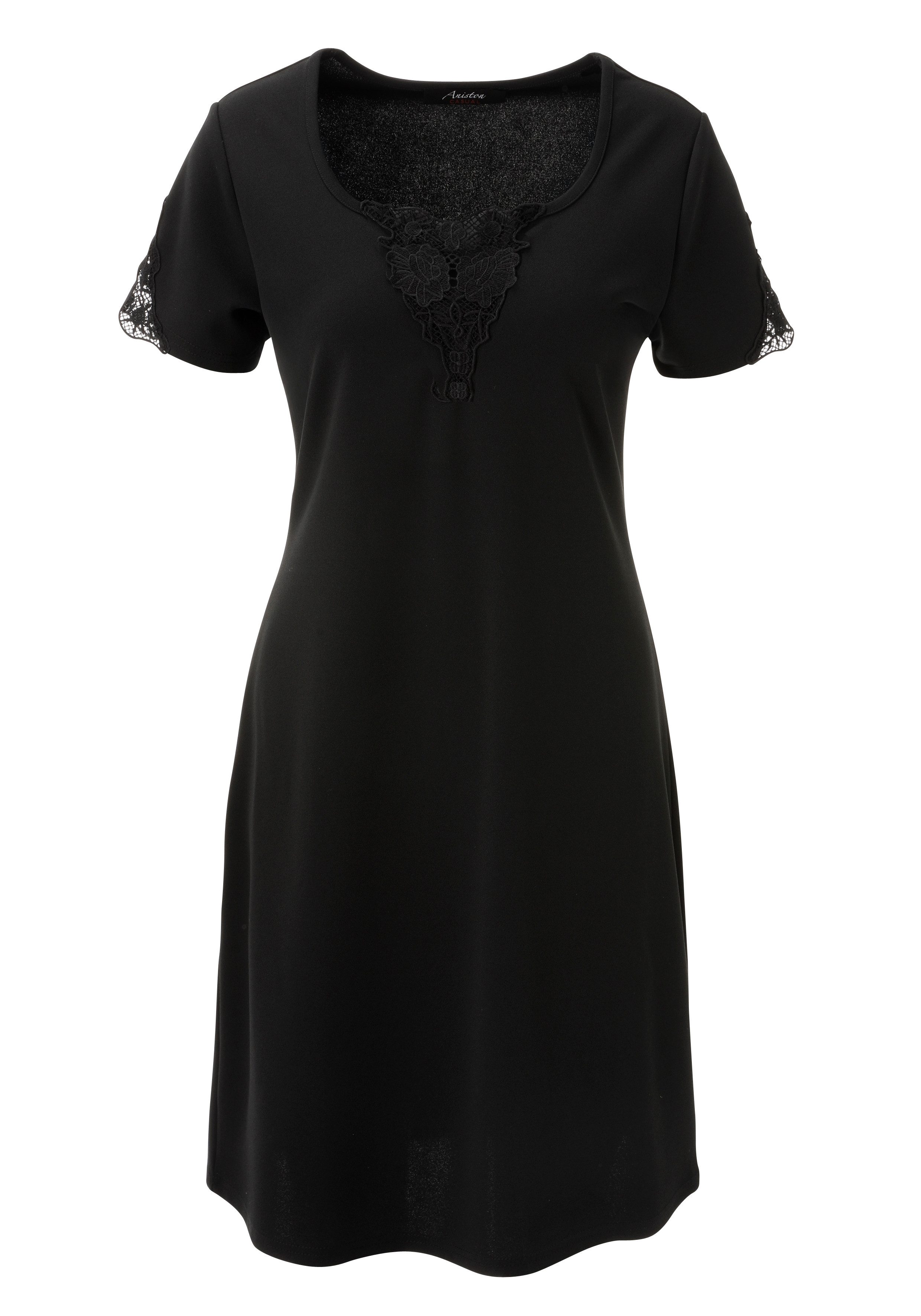 Aniston CASUAL Minikleid mit raffinierten Spitzeneinsätzen - NEUE KOLLEKTION – Bild 5 von 5