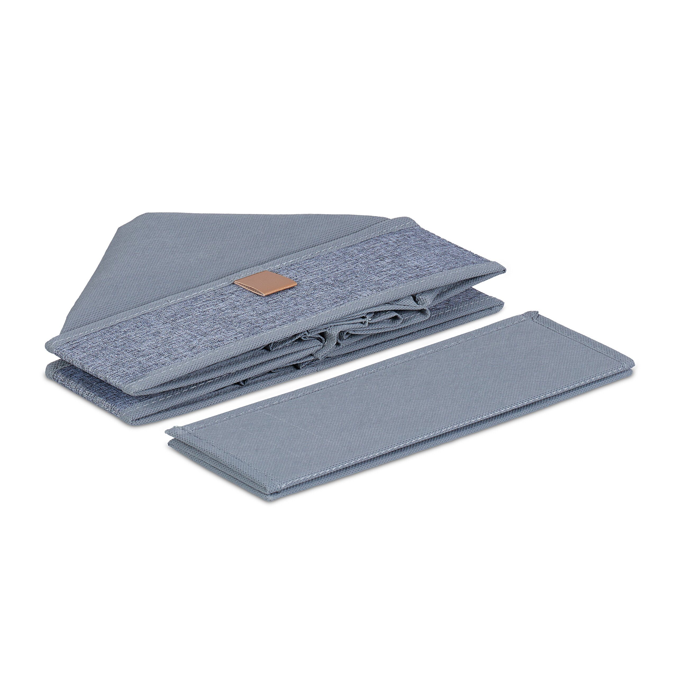 relaxdays Schubladeneinsatz Unterwäsche Organizer 4er Set