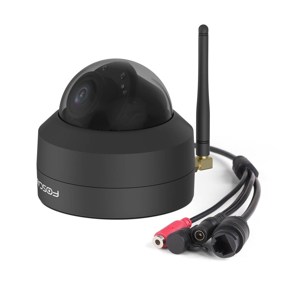 Foscam Überwachungskamera Foscam D4Z 4 MP 2K Dual-Band WLAN PTZ Dome Überwachungskamera (Außenbereichs, Innenbereich, Vorinstallierte 64 GB microSD-Karte, 4-facher optischer Zoom, Wetter- und Vandalismusschutz)