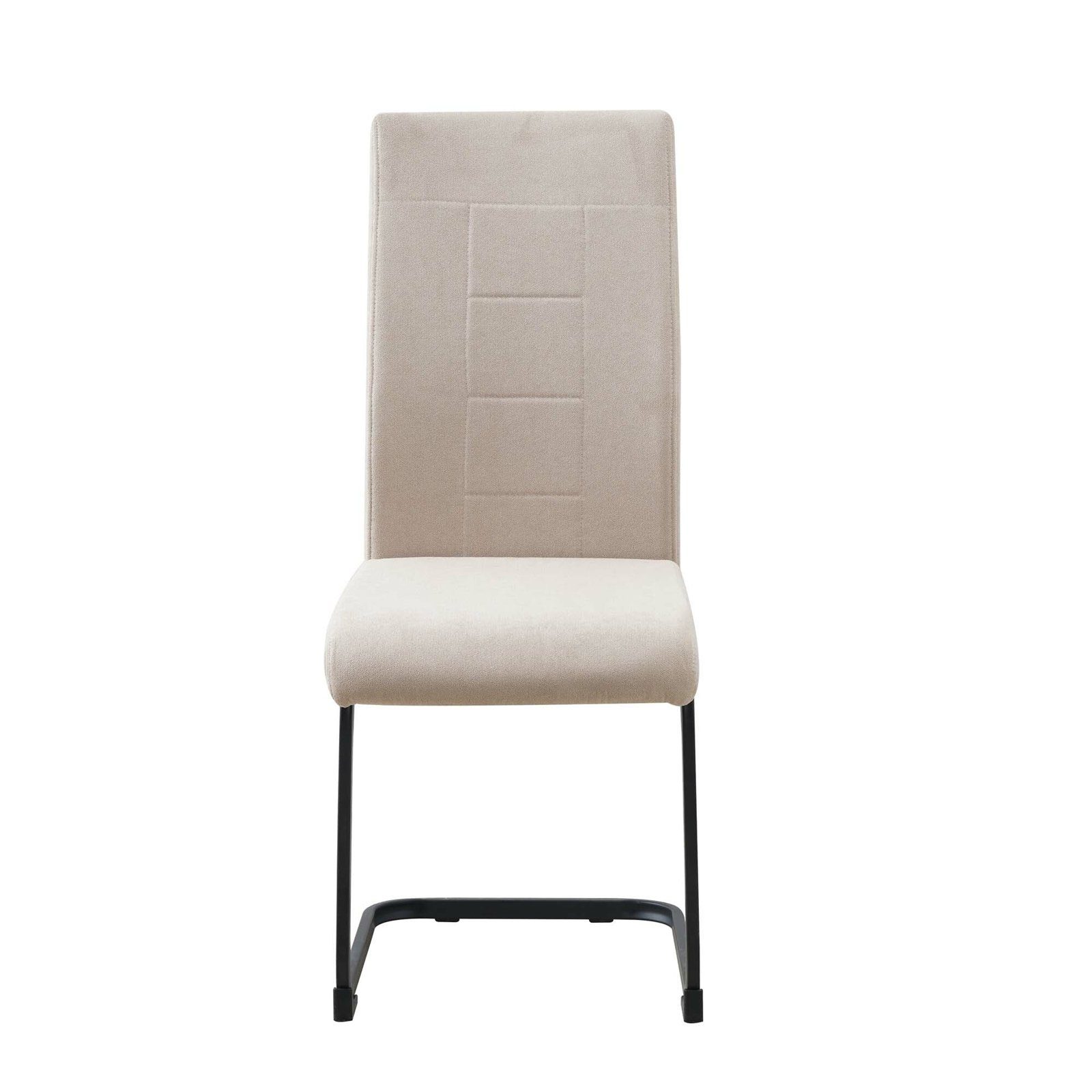 HTI-Line Freischwinger Schwingstuhl 4er-Set Creme LennyP günstig online kaufen