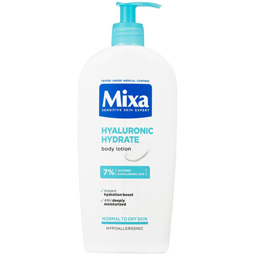 Mixa Körperpflegemittel Hyalurogel intensive feuchtigkeitsspendende Körperlotion 400ml