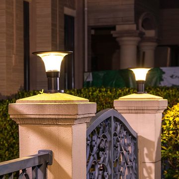 Arnusa LED Gartenleuchte Smarte Solarleuchte helle Solarlampe mit APP RGB Gartenlampe, Farbsteuerung, LED fest integriert, Farbwechsler, Weiß, Warmweiß, Kaltweiß, Dimmbar, Farbwechsel 360lm