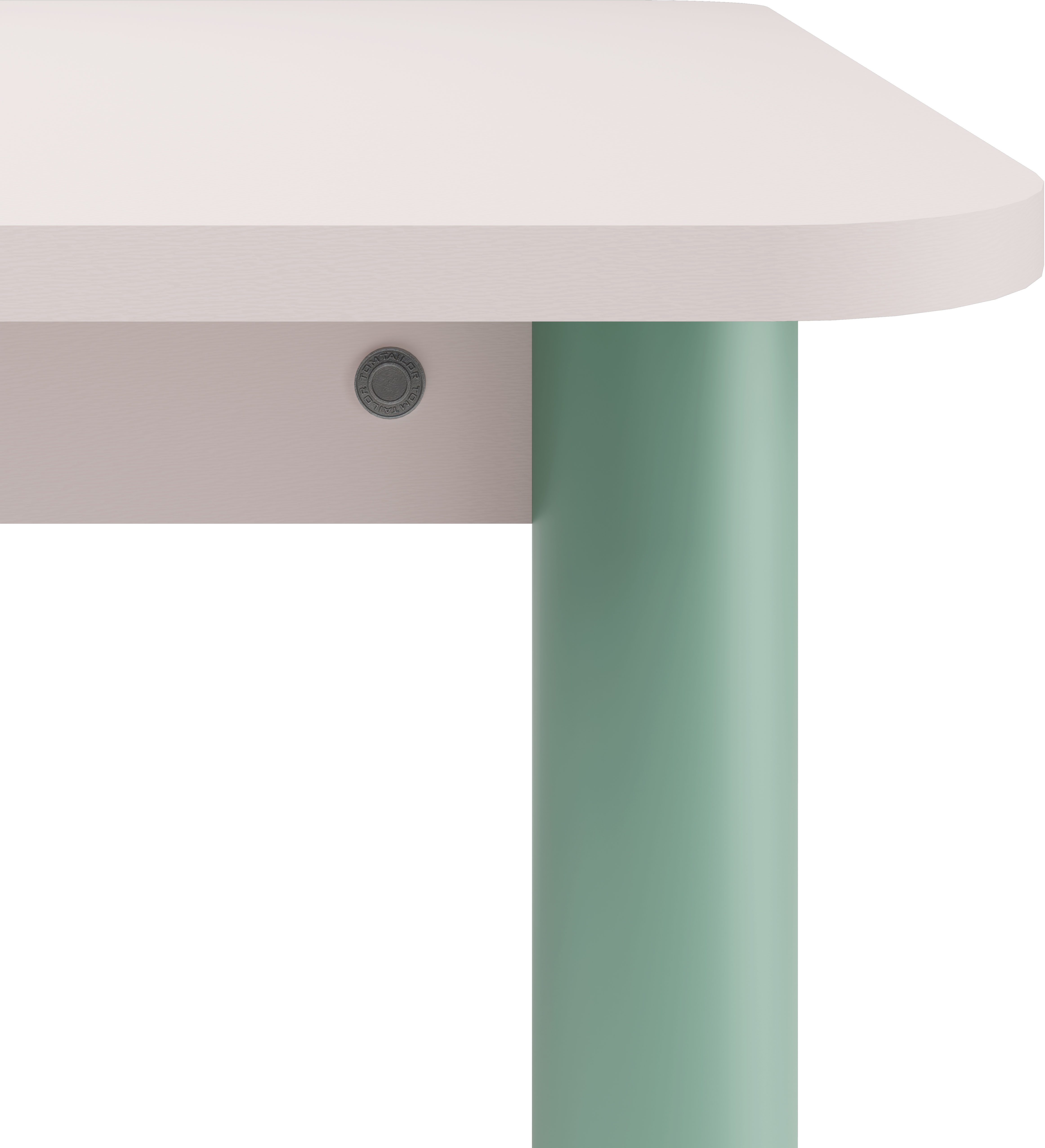 TOM TAILOR HOME Esstisch COLOR TABLE (1-St), Esstisch, 4-Fuß, 3 Größen, 3 Dekorfarben, 4 Fußfarben, ABS-Kante