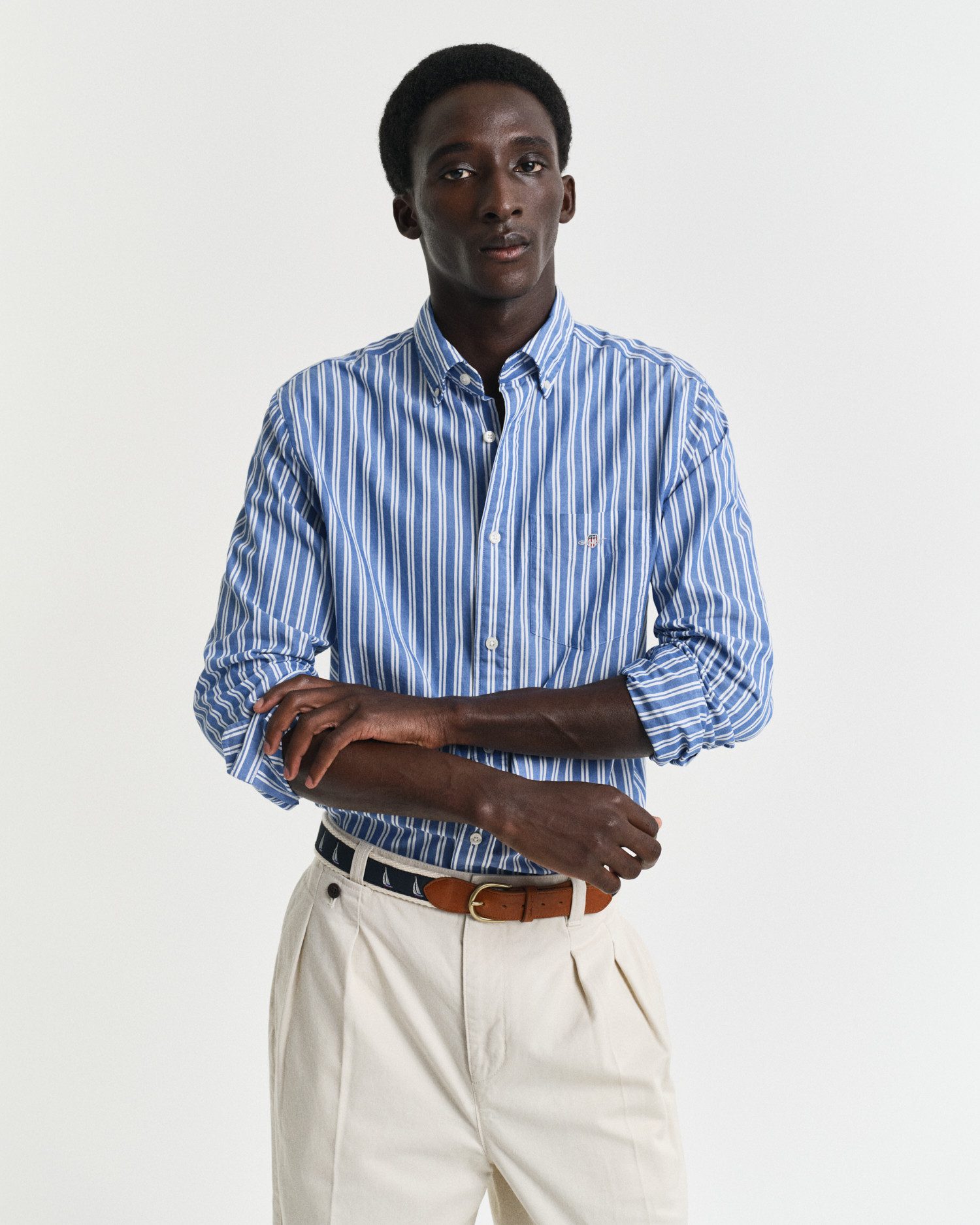 Langarmhemd REG CLASSIC POPLIN STRIPE SHIRT