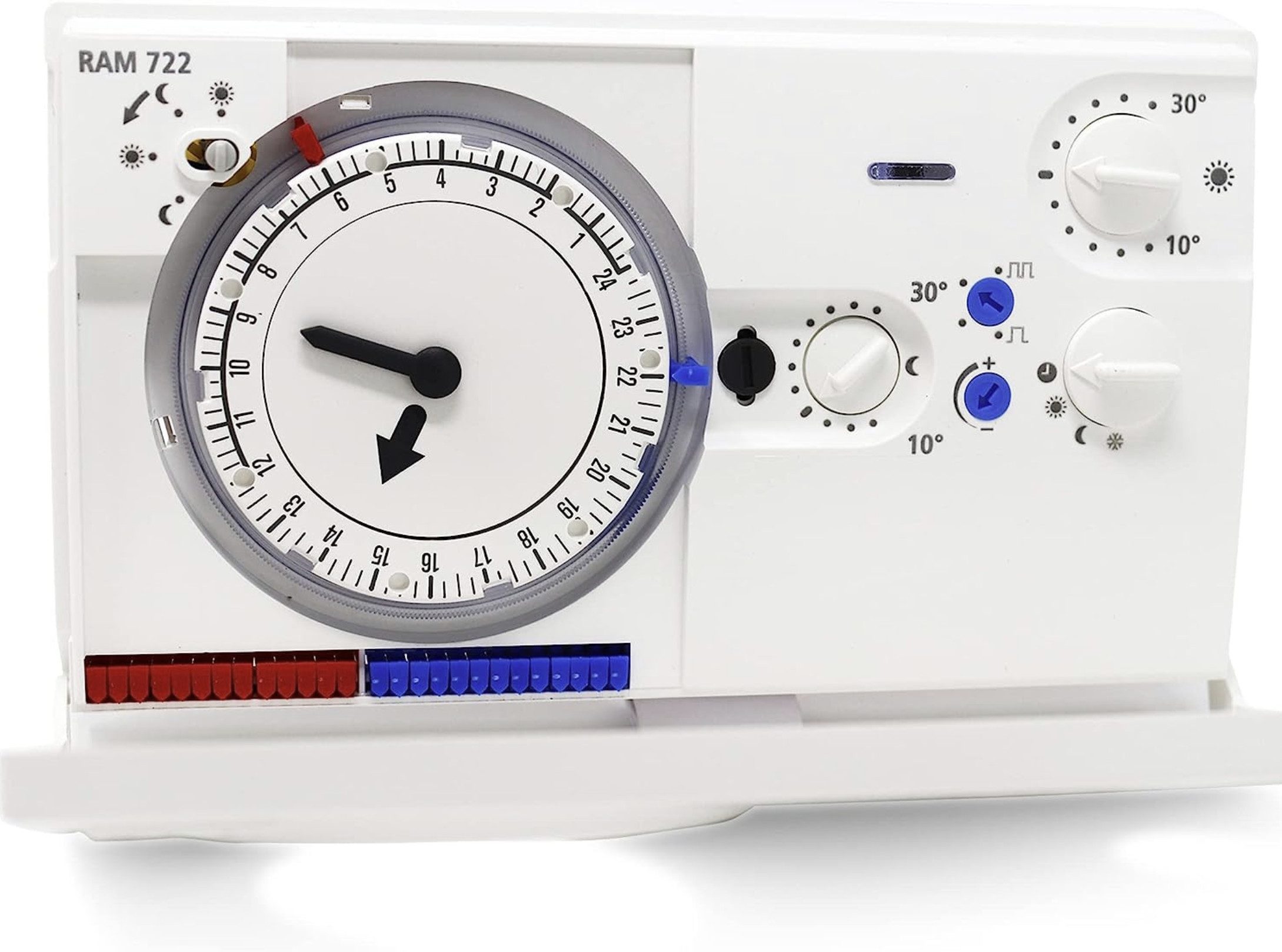 theben Raumthermostat RAMSES 722 7220030, Uhrenthermostat, Tages-/Wochenprogramm, Frost-/Pflanzenschutz