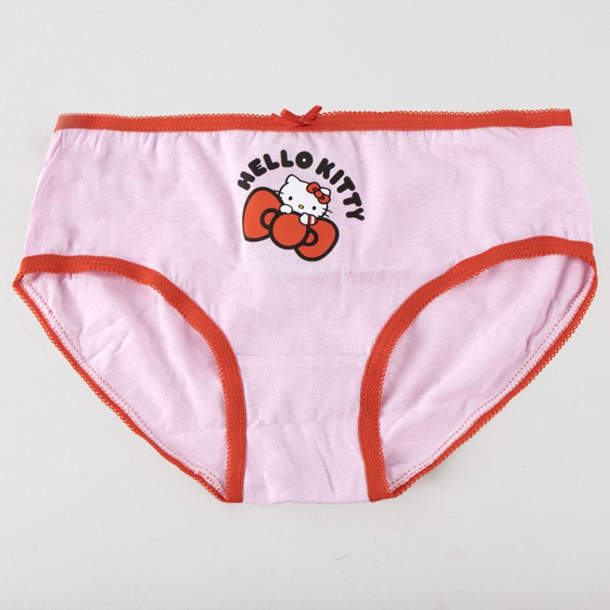 Hello Kitty Slip Kinder 5'Er Unterwäsche Set Mädchen 100% Baumwolle (5-St) – Bild 5 von 5