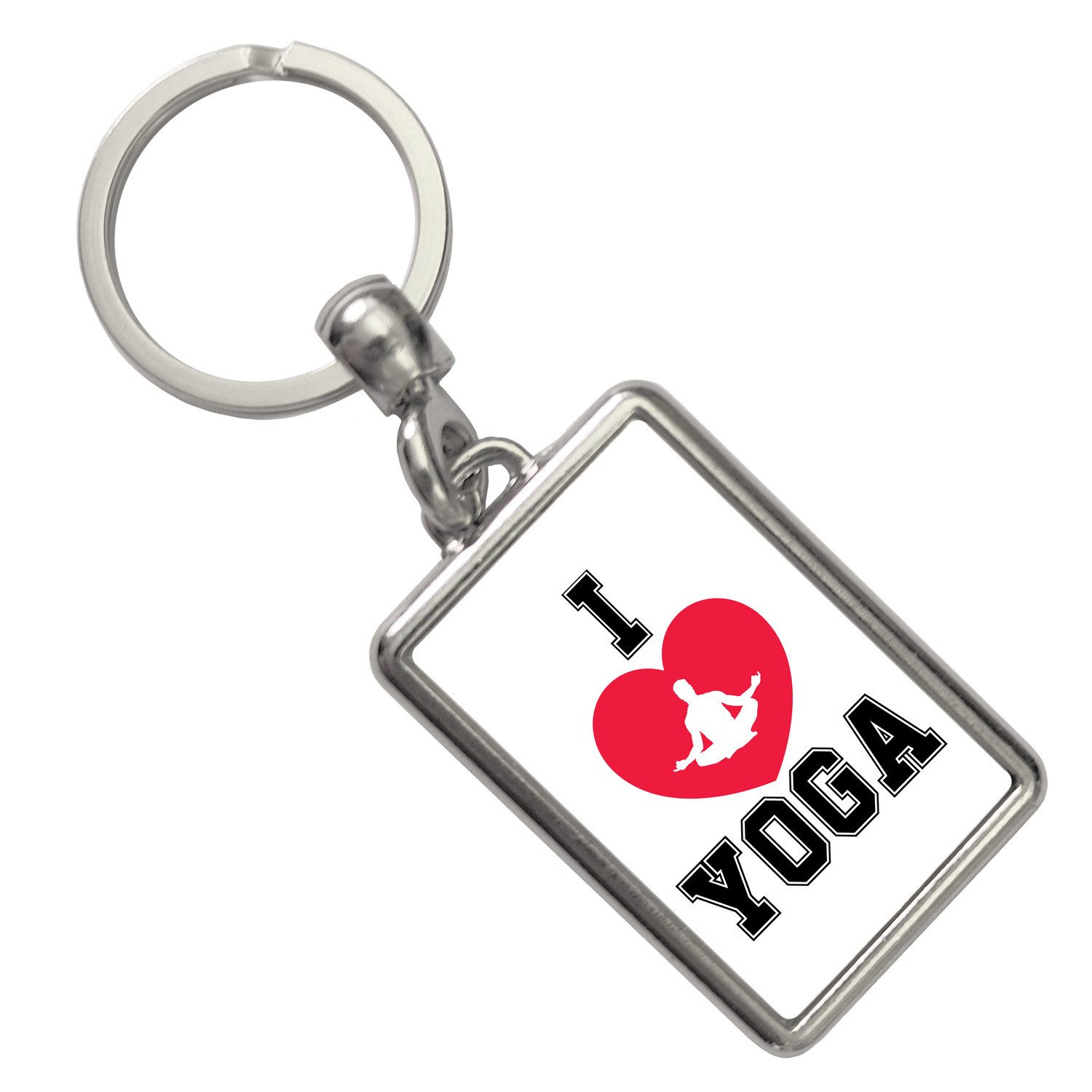 speecheese Schlüsselanhänger I love Yoga Schlüsselanhänger günstig online kaufen