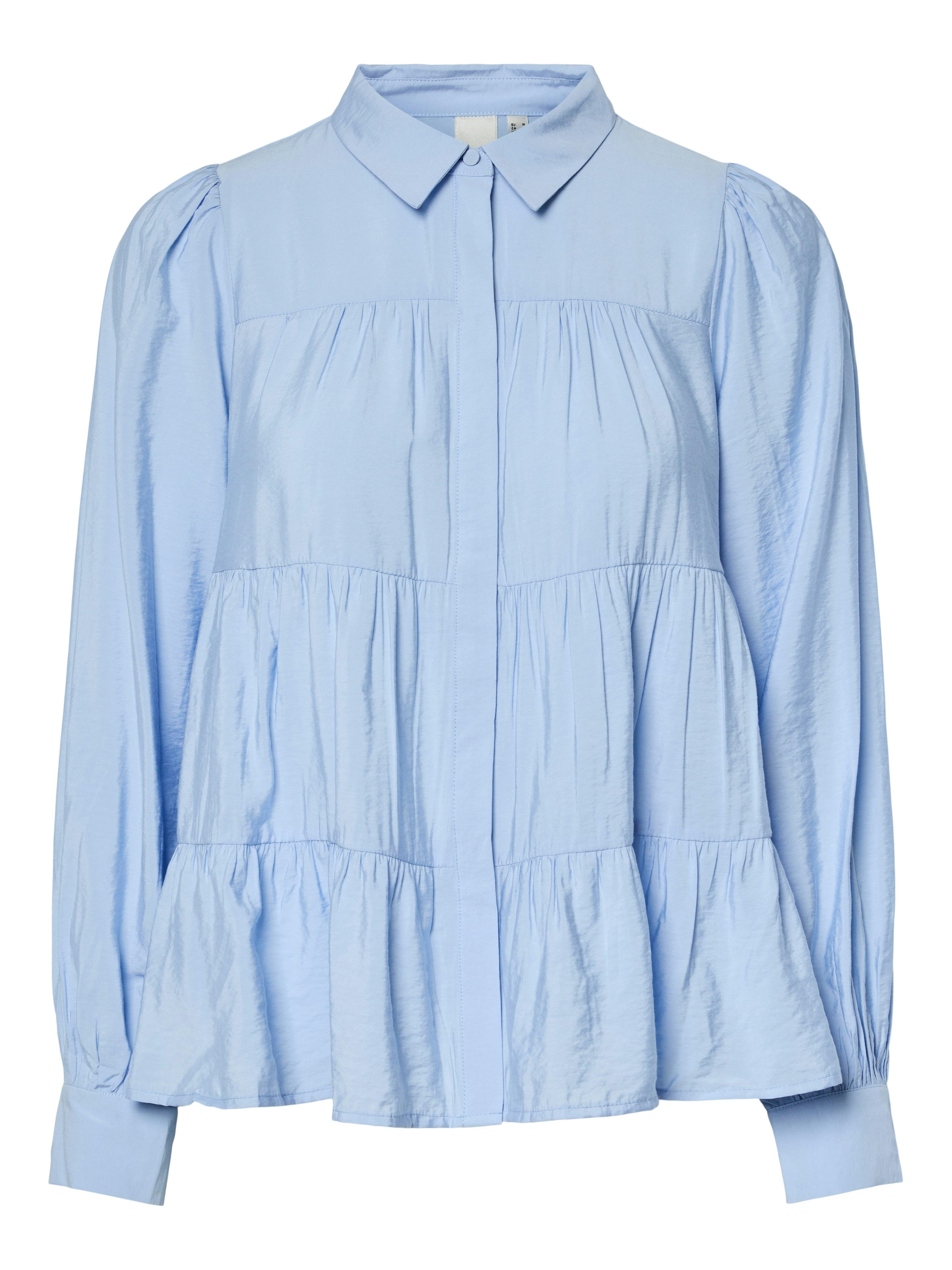 Y.A.S Langarmbluse YASPALA LS SHIRT S. NOOS