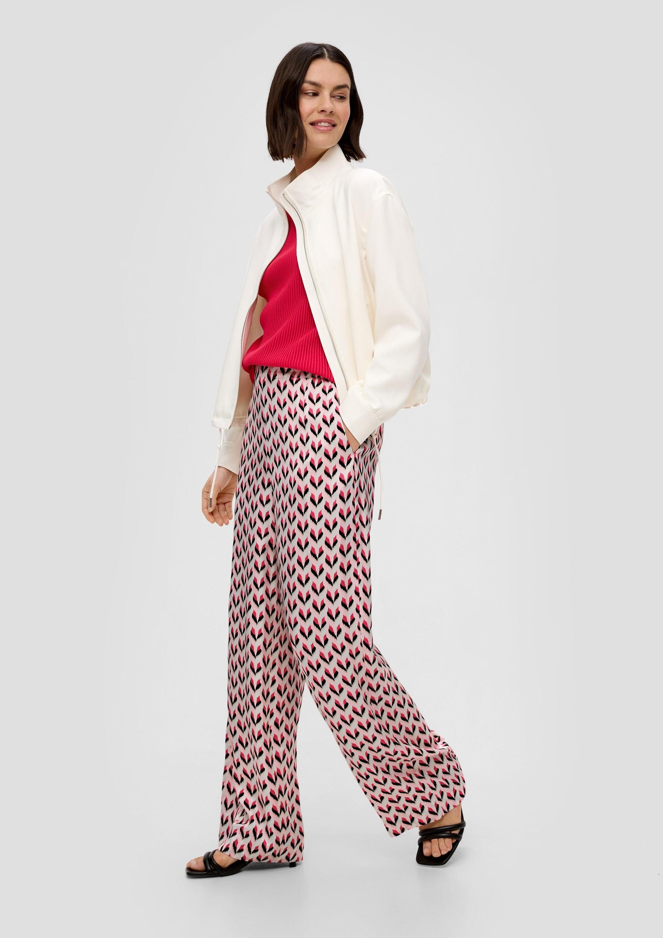 s.Oliver Chinos Hose Regular: Wide Leg-Hose günstig online kaufen