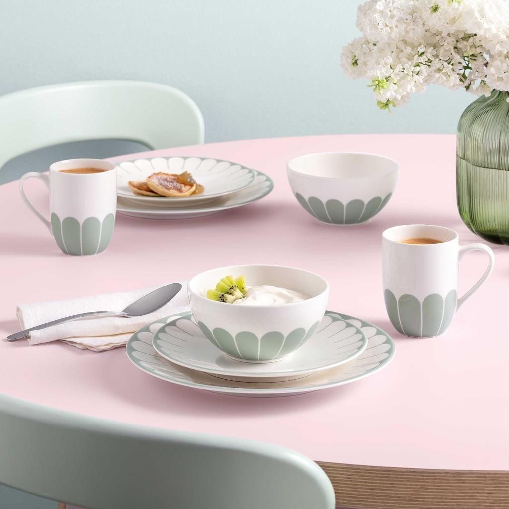 Villeroy & Boch Kombiservice Fleur Couleur Starter-Set 8er Set (8-tlg), 2 Personen, Porzellan