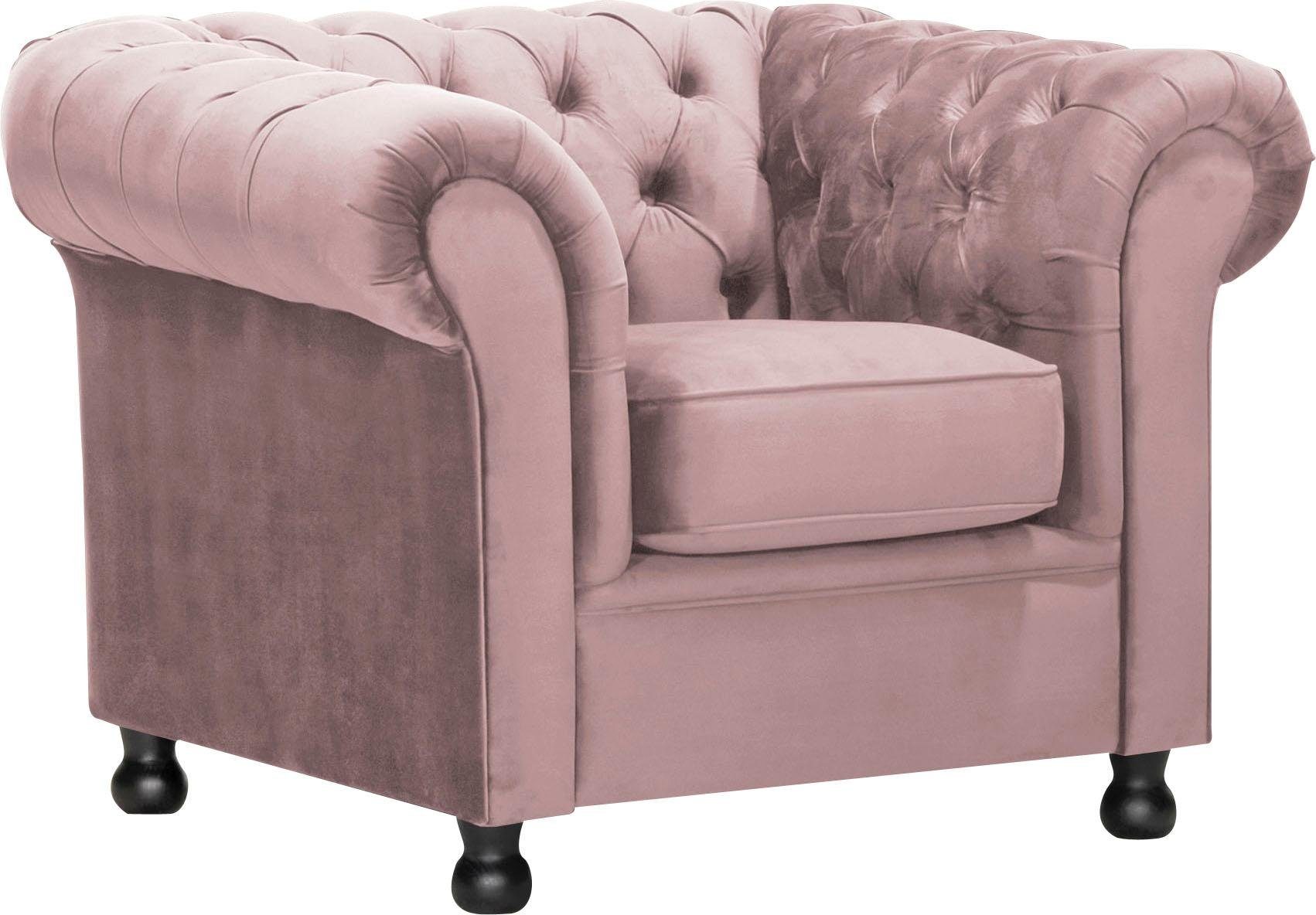 Home affaire Sessel Chesterfield Home, mit edler Knopfheftung und typischen Armlehnen