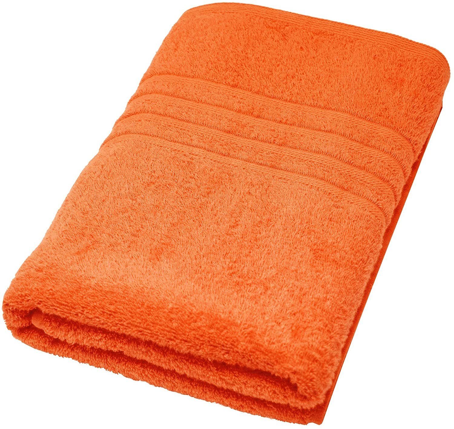 Mama, Stick, (1-St), Clementinen Frotteetuch Orange cm mit Lashuma Premium Duschtuch Reserviert Badetuch Frottee 70x140 für