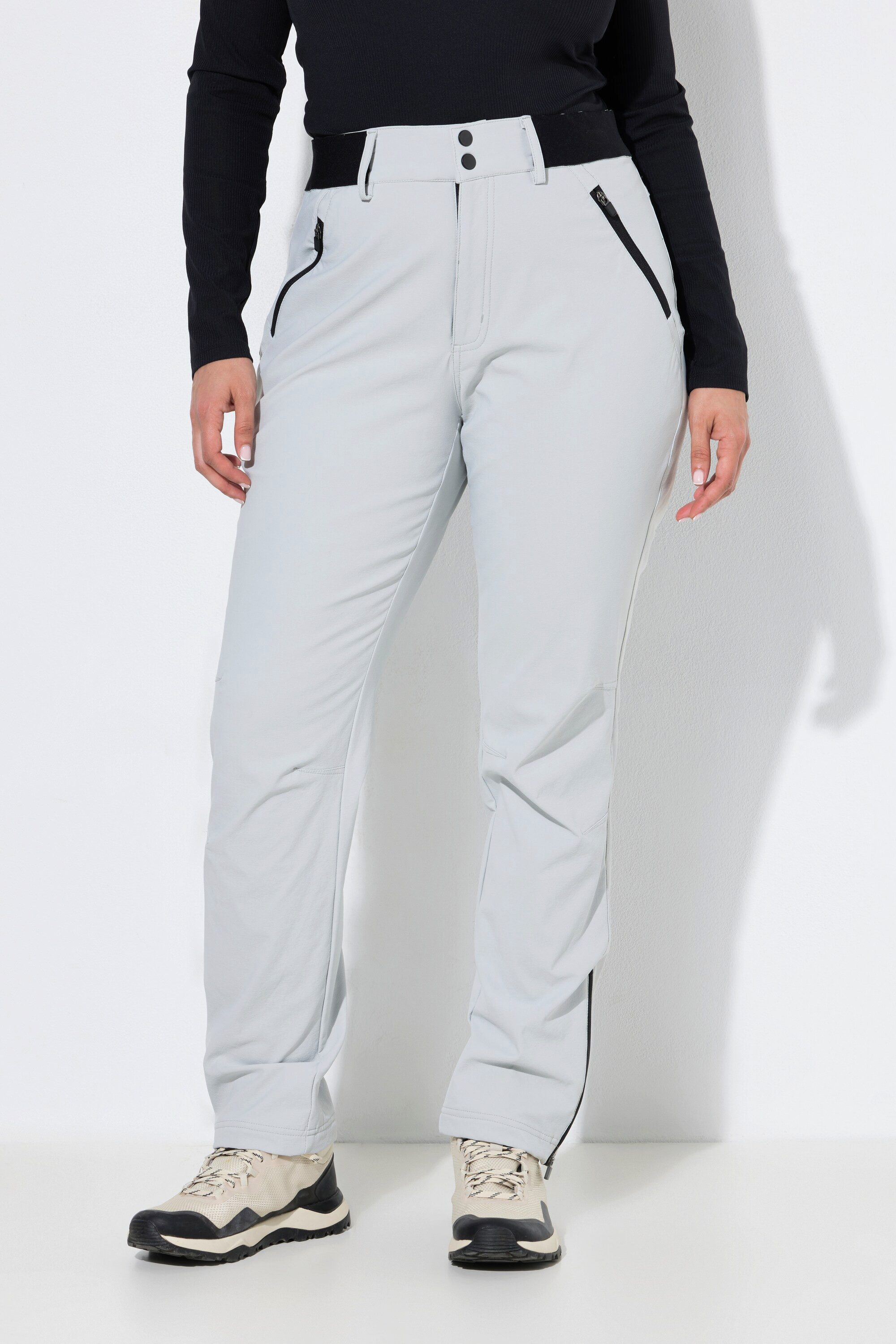 Ulla Popken Funktionshose Hiking-Pants extraleicht Elastikbund Zipptaschen