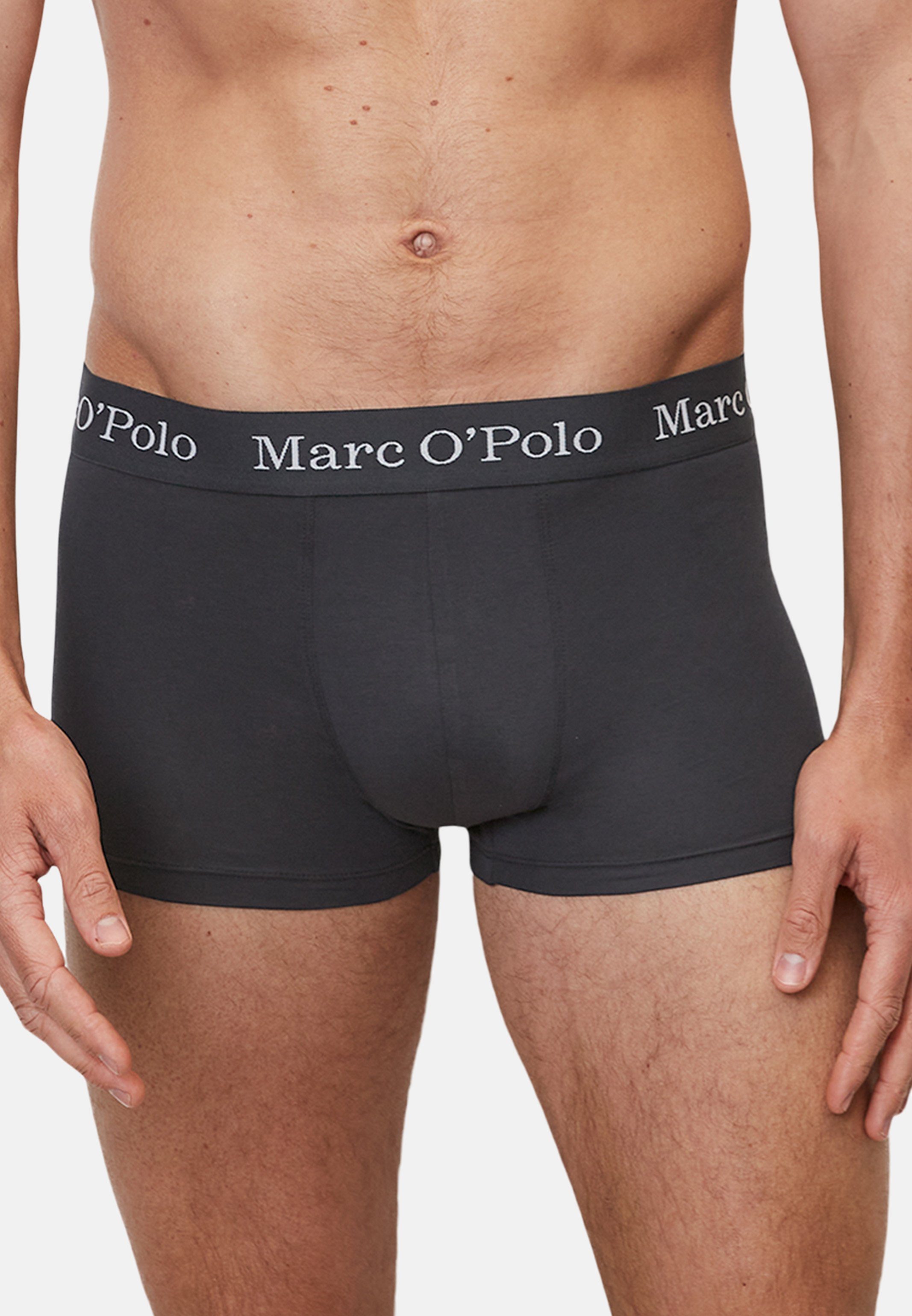 O'Polo Boxer 6er Cotton 6-St) Pant Retro - Pack Elements Baumwolle Retro Melange Ohne Organic - Short - Eingriff (Spar-Set, Black/Navy/Grey / Marc