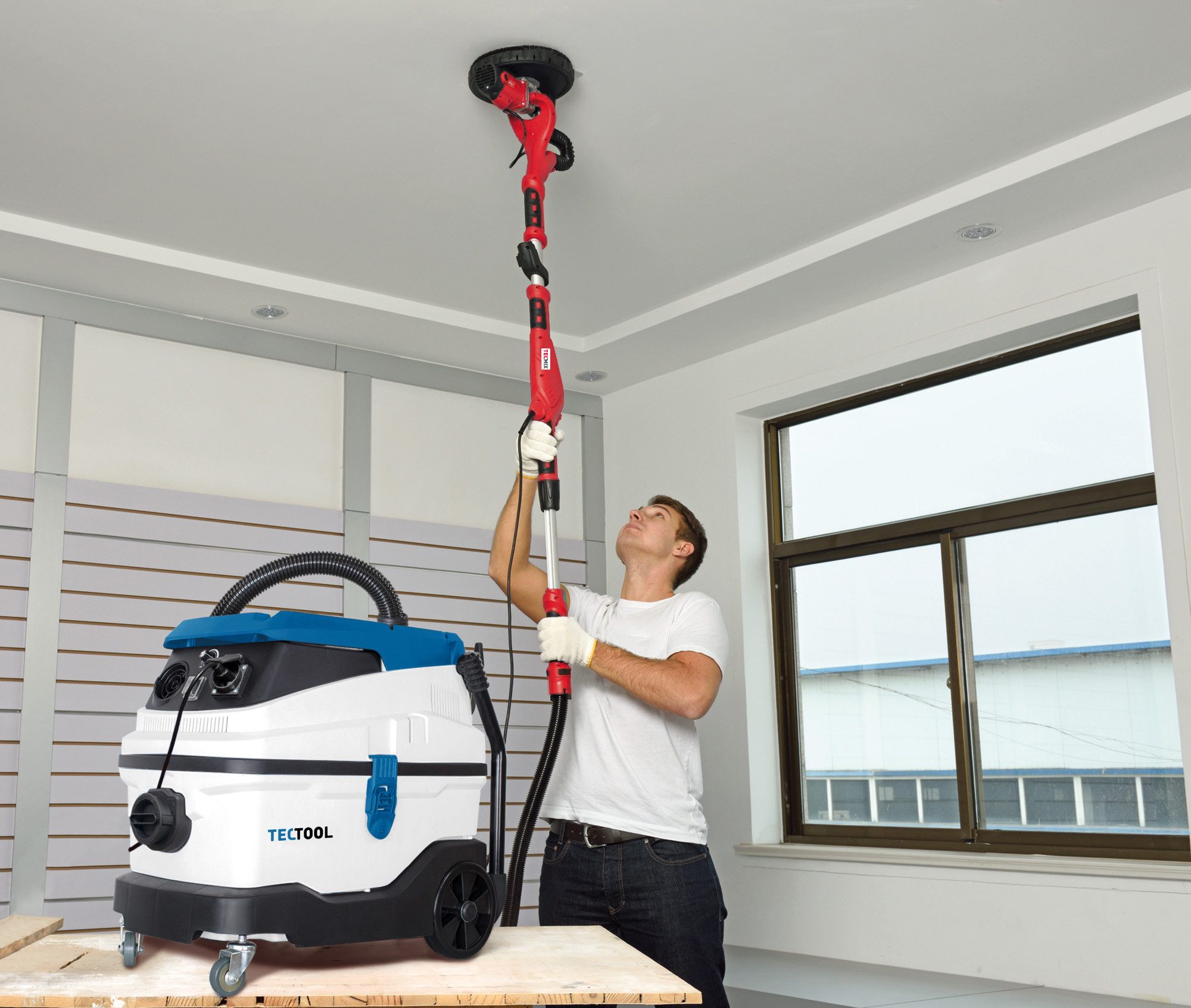 TECTOOL Nass-Trocken-Sauger NASS-TROCKENSAUGER NTS 30 PREMIUM [230V - EU] 1600W EINSCHALTAUTOMATIK, 1600 W, mit Beutel, 190/21 mbar, 30l Fassungsvermögen, 5m Kabellänge